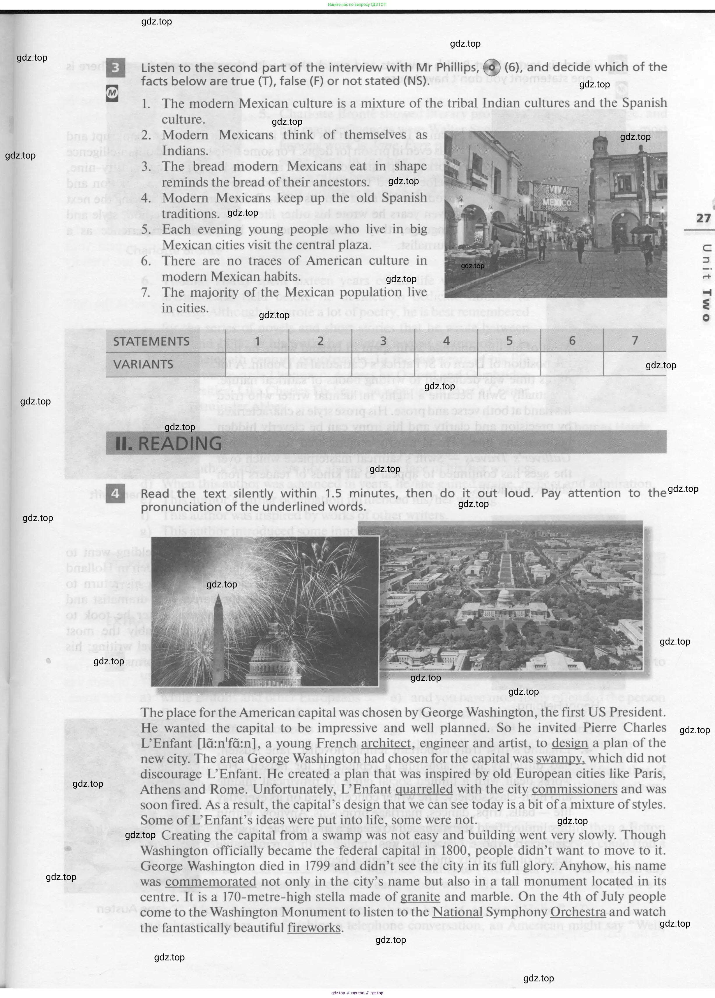 Английский язык (english), 11 класс рабочая тетрадь, авторы: Афанасьева Ольга Васильевна (Afanasyeva Olga), Михеева Ирина Владимировна (Mikheeva Irina), Баранова Ксения Михайловна (Baranova Ksenia), издательство Просвещение, Москва, 2016, белого цвета, страница 27