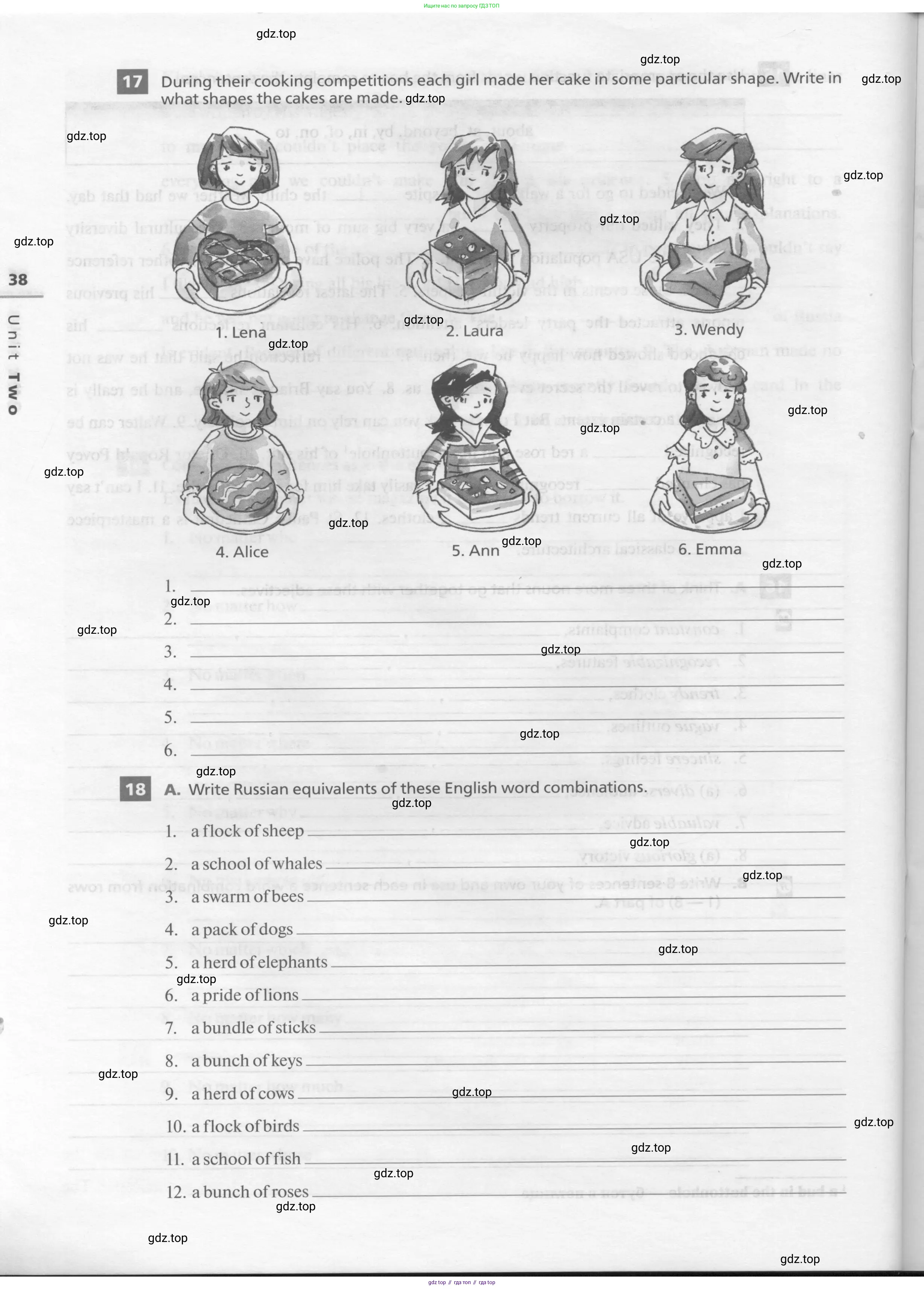 Английский язык (english), 11 класс рабочая тетрадь, авторы: Афанасьева Ольга Васильевна (Afanasyeva Olga), Михеева Ирина Владимировна (Mikheeva Irina), Баранова Ксения Михайловна (Baranova Ksenia), издательство Просвещение, Москва, 2016, белого цвета, страница 38
