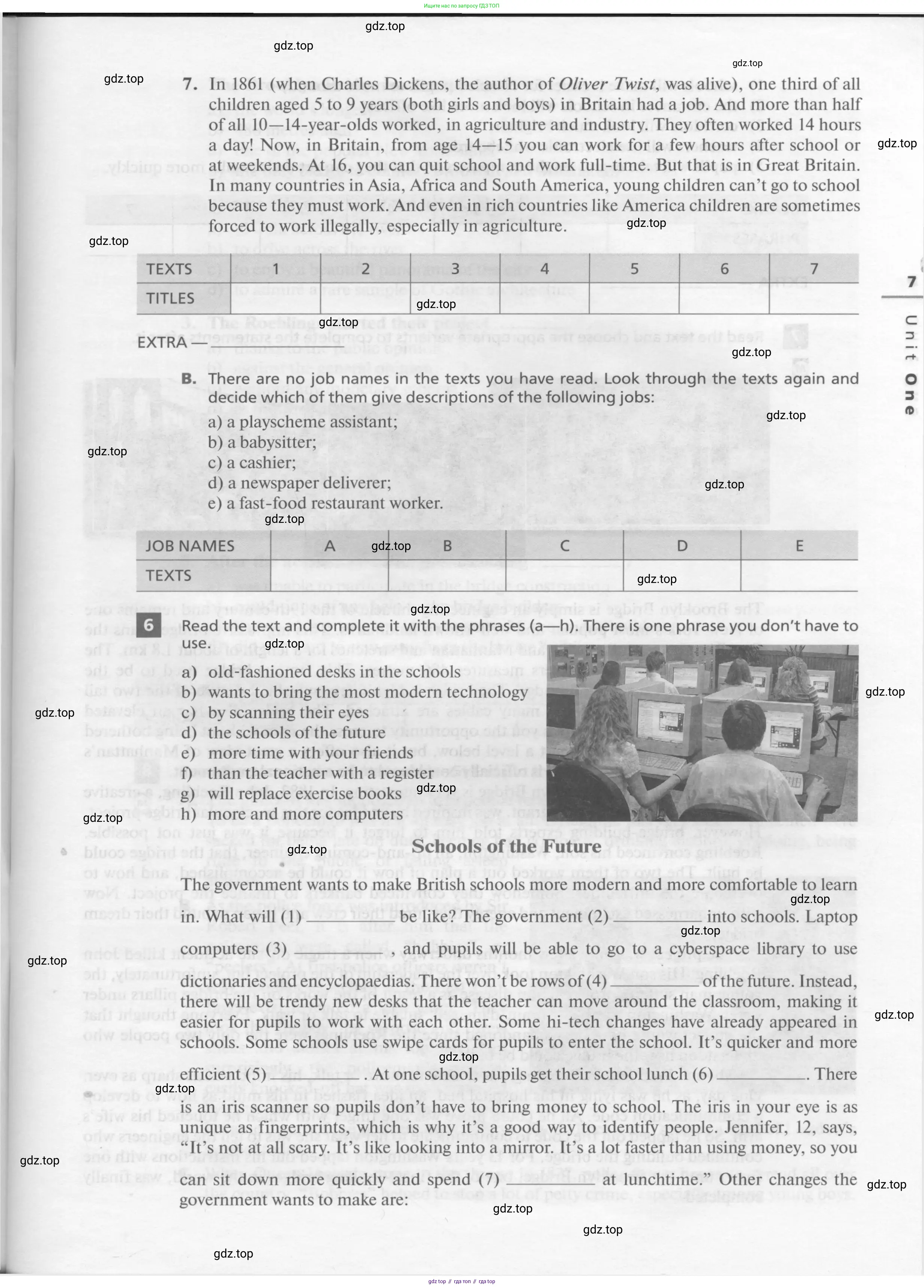 Английский язык (english), 11 класс рабочая тетрадь, авторы: Афанасьева Ольга Васильевна (Afanasyeva Olga), Михеева Ирина Владимировна (Mikheeva Irina), Баранова Ксения Михайловна (Baranova Ksenia), издательство Просвещение, Москва, 2016, белого цвета, страница 7
