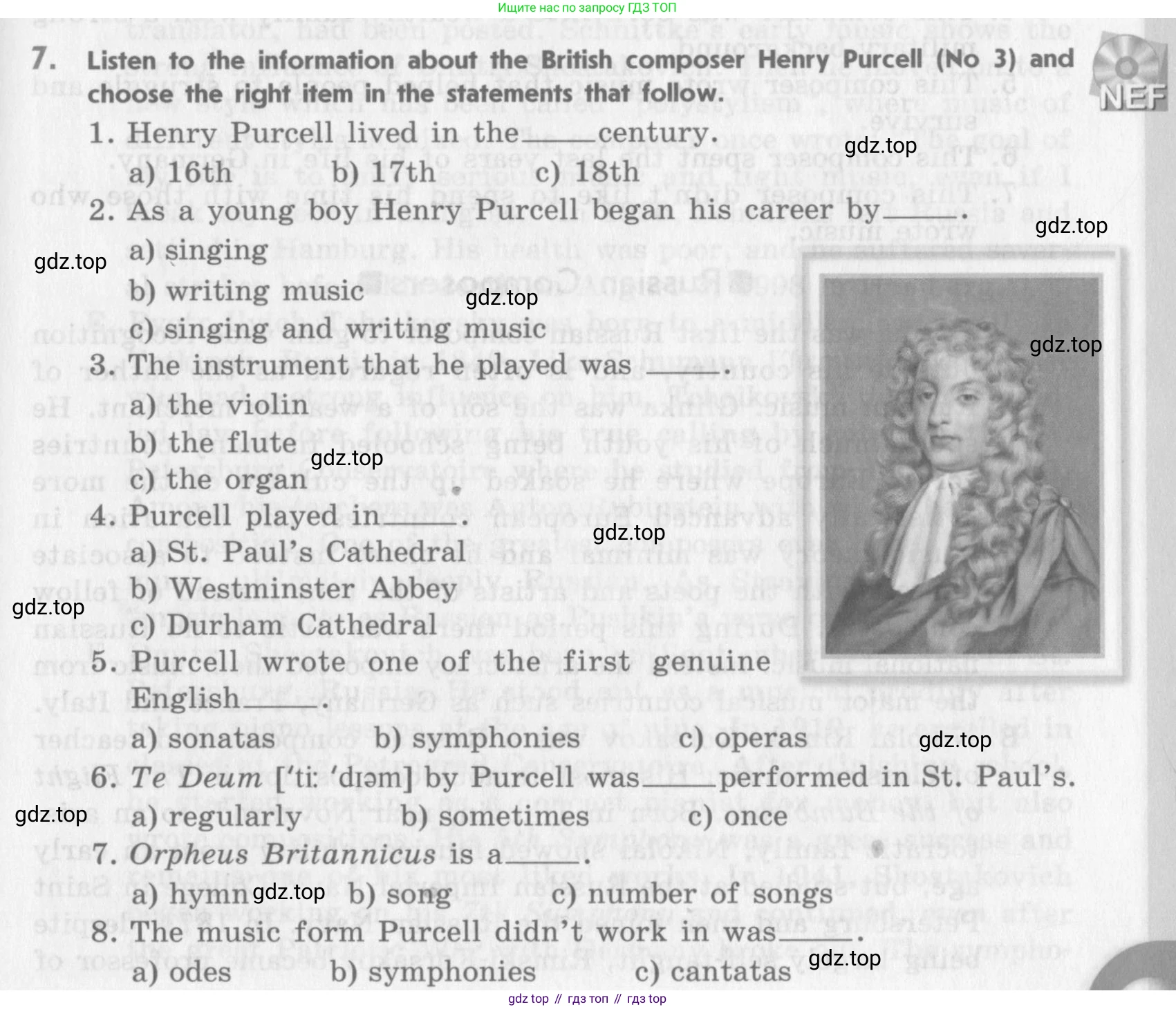 Английский язык (english), 11 класс Учебник (Student's book), авторы: Афанасьева Ольга Васильевна (Afanasyeva Olga), Михеева Ирина Владимировна (Mikheeva Irina), издательство Просвещение, Москва, 2014, белого цвета, страница 7, номер 7, Условие