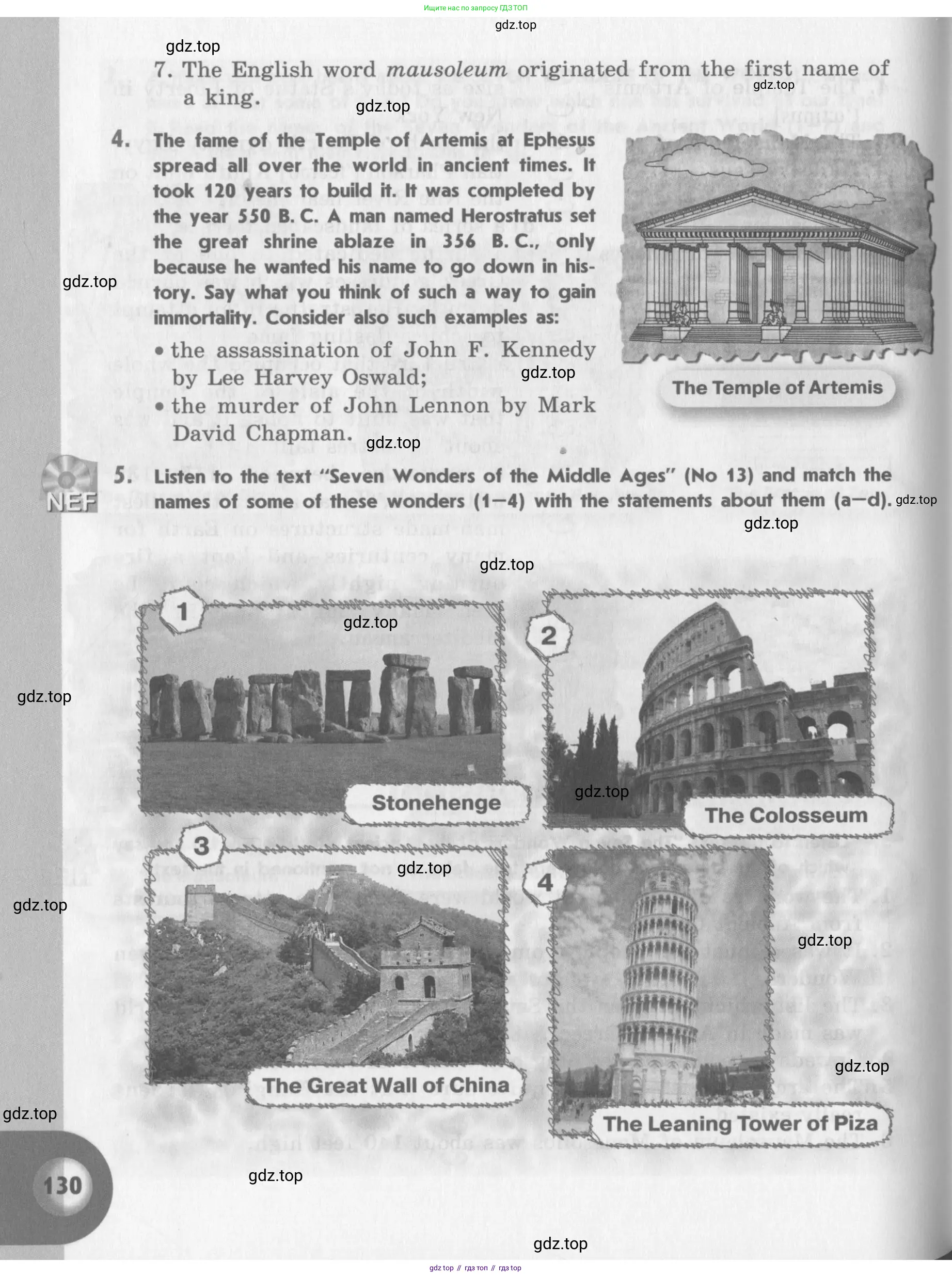 Английский язык (english), 11 класс Учебник (Student's book), авторы: Афанасьева Ольга Васильевна (Afanasyeva Olga), Михеева Ирина Владимировна (Mikheeva Irina), издательство Просвещение, Москва, 2014, белого цвета, страница 130