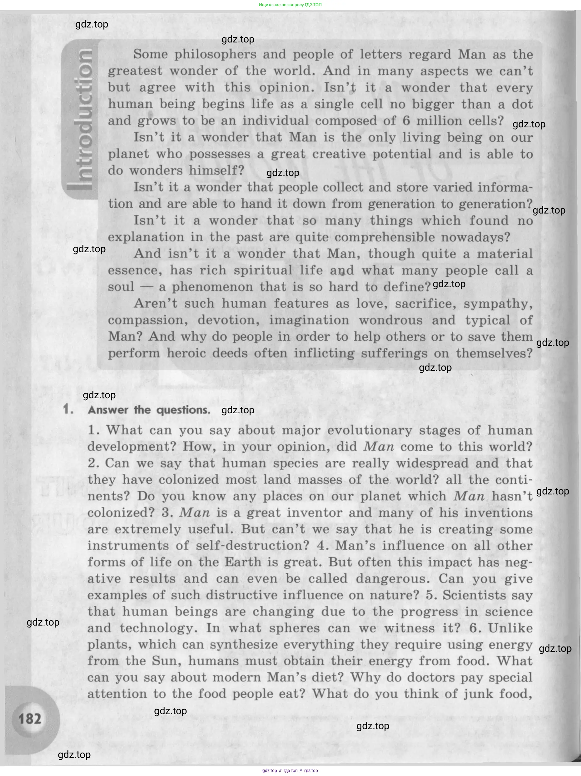 Английский язык (english), 11 класс Учебник (Student's book), авторы: Афанасьева Ольга Васильевна (Afanasyeva Olga), Михеева Ирина Владимировна (Mikheeva Irina), издательство Просвещение, Москва, 2014, белого цвета, страница 182