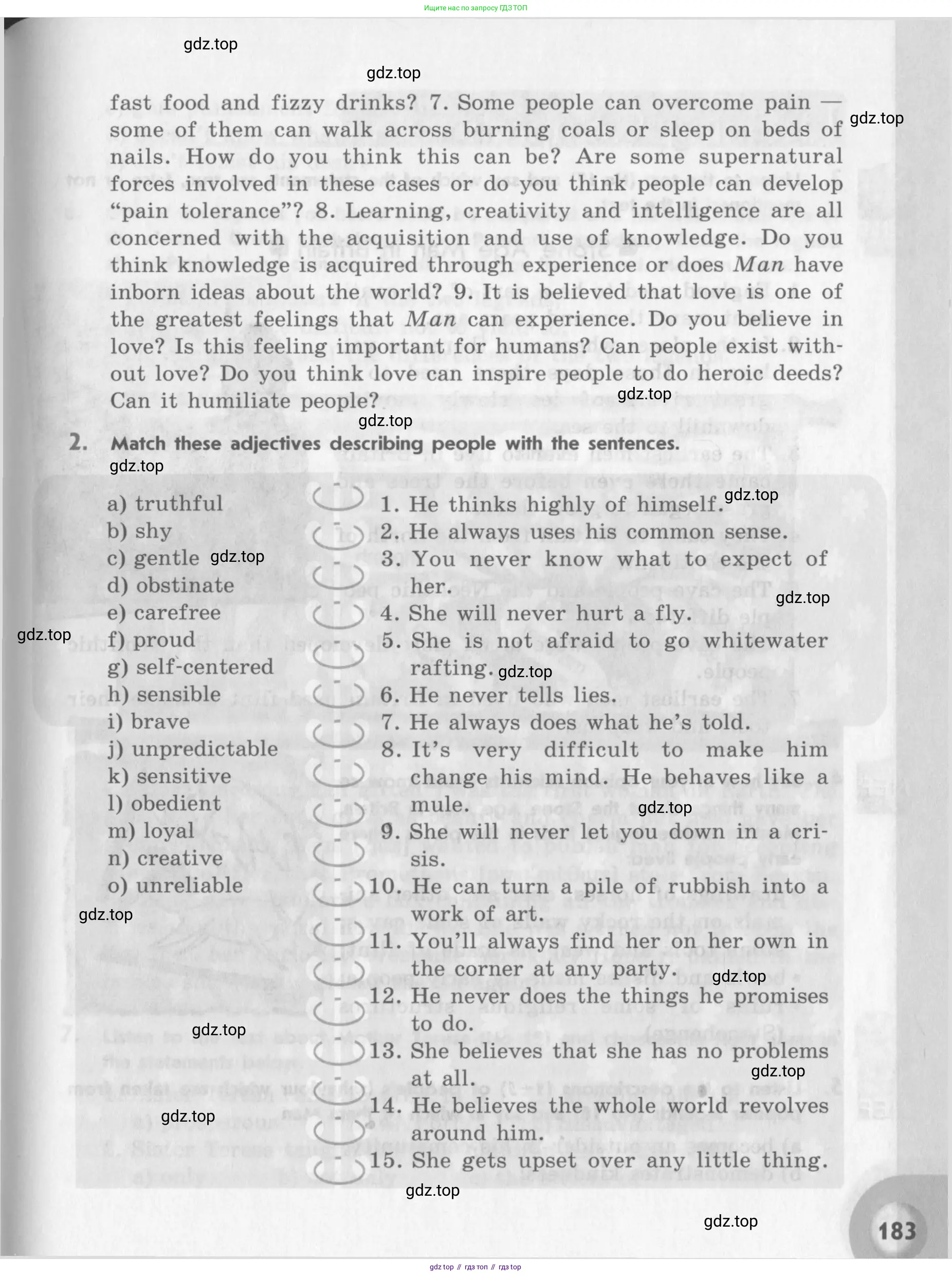 Английский язык (english), 11 класс Учебник (Student's book), авторы: Афанасьева Ольга Васильевна (Afanasyeva Olga), Михеева Ирина Владимировна (Mikheeva Irina), издательство Просвещение, Москва, 2014, белого цвета, страница 183