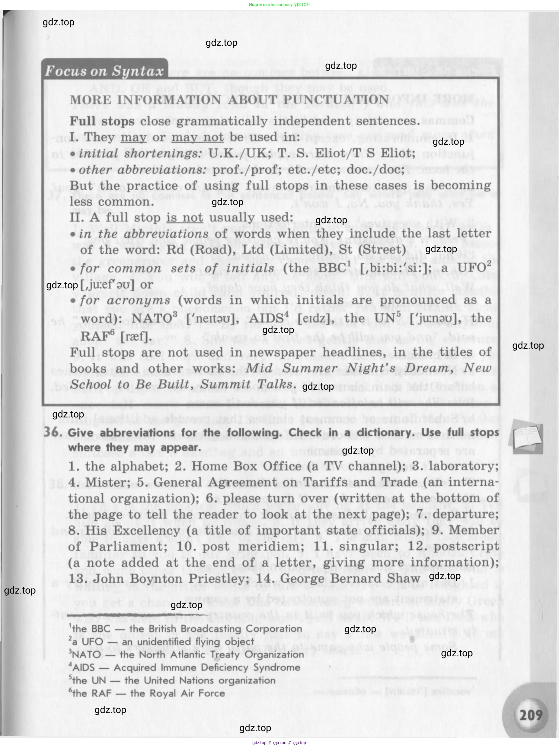 Английский язык (english), 11 класс Учебник (Student's book), авторы: Афанасьева Ольга Васильевна (Afanasyeva Olga), Михеева Ирина Владимировна (Mikheeva Irina), издательство Просвещение, Москва, 2014, белого цвета, страница 209