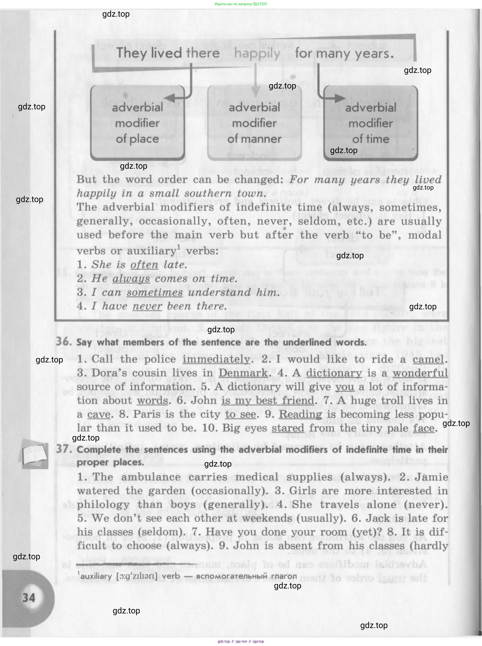Английский язык (english), 11 класс Учебник (Student's book), авторы: Афанасьева Ольга Васильевна (Afanasyeva Olga), Михеева Ирина Владимировна (Mikheeva Irina), издательство Просвещение, Москва, 2014, белого цвета, страница 34