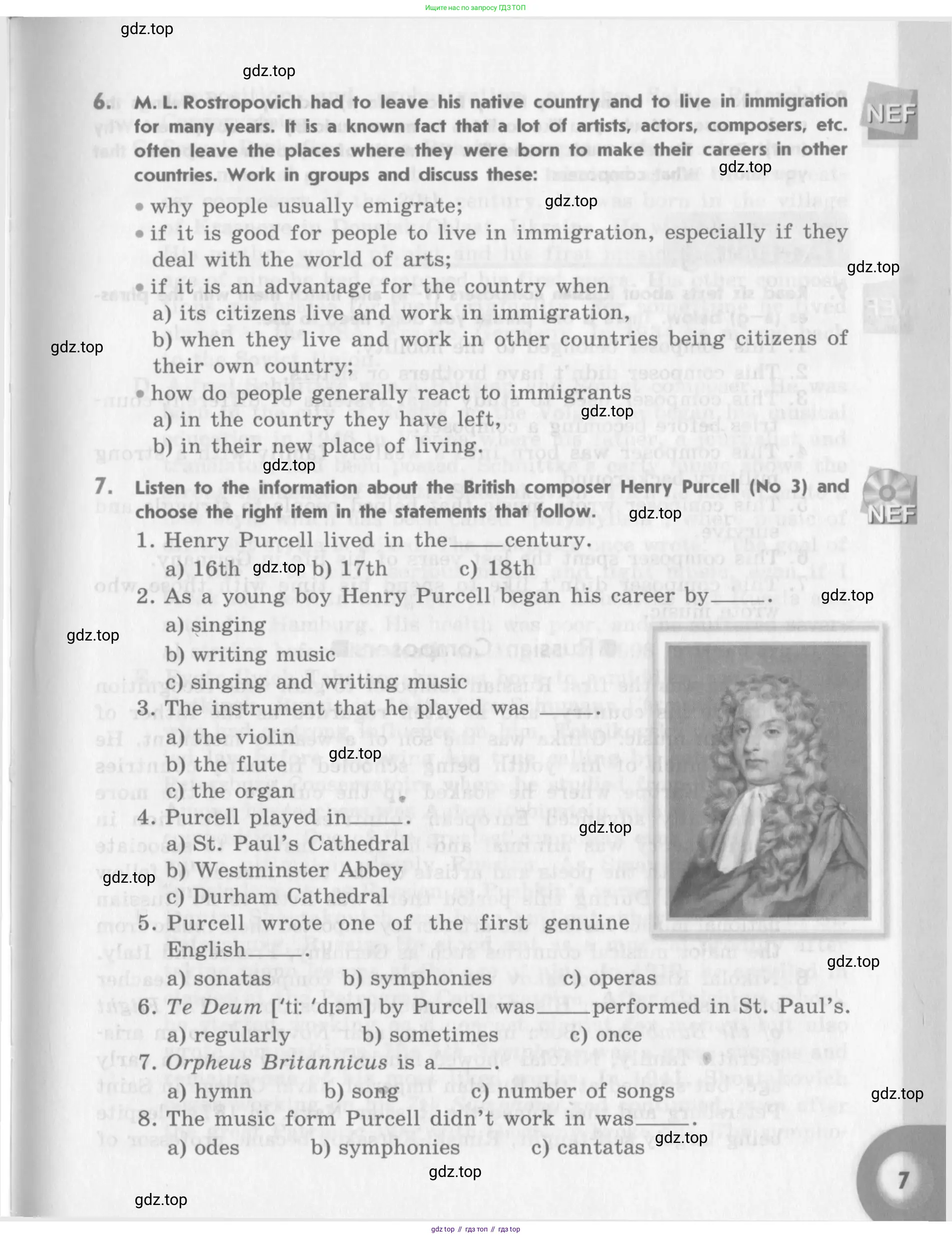 Английский язык (english), 11 класс Учебник (Student's book), авторы: Афанасьева Ольга Васильевна (Afanasyeva Olga), Михеева Ирина Владимировна (Mikheeva Irina), издательство Просвещение, Москва, 2014, белого цвета, страница 7