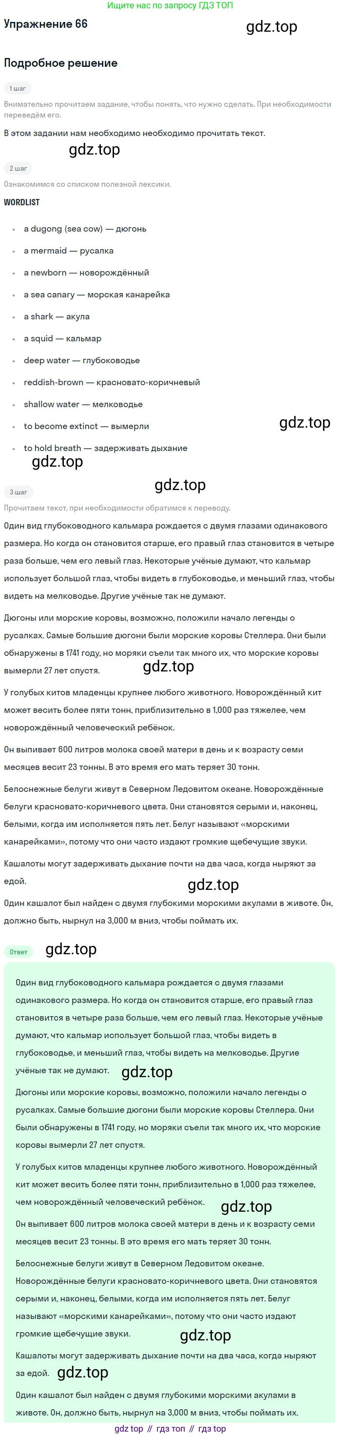 Английский язык (english), 11 класс Учебник (Student's book), авторы: Афанасьева Ольга Васильевна (Afanasyeva Olga), Михеева Ирина Владимировна (Mikheeva Irina), издательство Просвещение, Москва, 2014, белого цвета, страница 179, номер 66, Решение