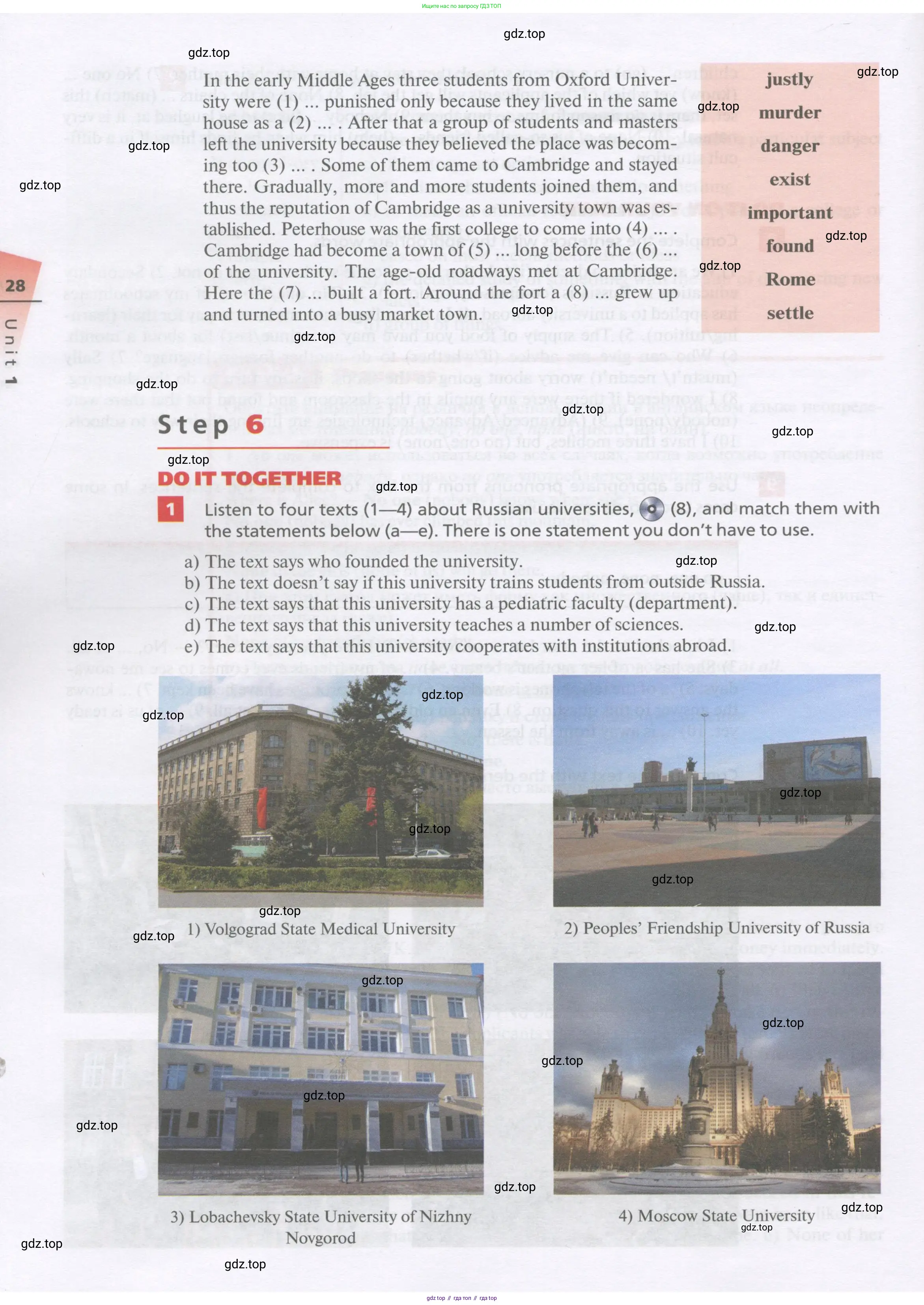 Английский язык (english), 11 класс Учебник, авторы: Афанасьева Ольга Васильевна (Afanasyeva Olga), Михеева Ирина Владимировна (Mikheeva Irina), Баранова Ксения Михайловна (Baranova Ksenia), издательство Просвещение, Москва, 2017, белого цвета, страница 28