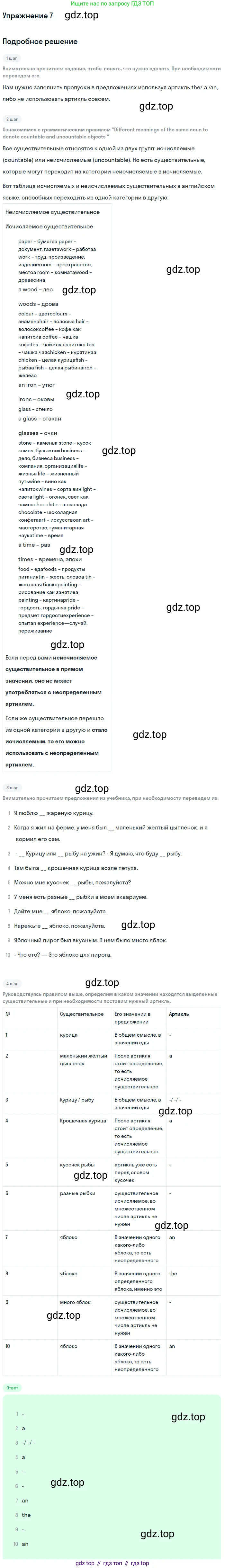 Английский язык (english), 11 класс Учебник, авторы: Афанасьева Ольга Васильевна (Afanasyeva Olga), Михеева Ирина Владимировна (Mikheeva Irina), Баранова Ксения Михайловна (Baranova Ksenia), издательство Просвещение, Москва, 2017, белого цвета, страница 69, номер 7, Решение