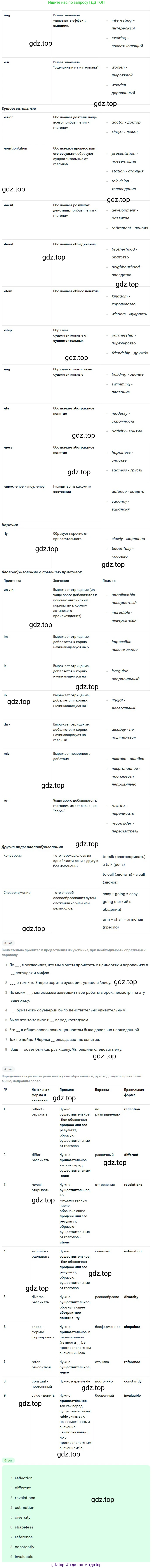 Английский язык (english), 11 класс Учебник, авторы: Афанасьева Ольга Васильевна (Afanasyeva Olga), Михеева Ирина Владимировна (Mikheeva Irina), Баранова Ксения Михайловна (Baranova Ksenia), издательство Просвещение, Москва, 2017, белого цвета, страница 70, номер 9, Решение (продолжение 2)