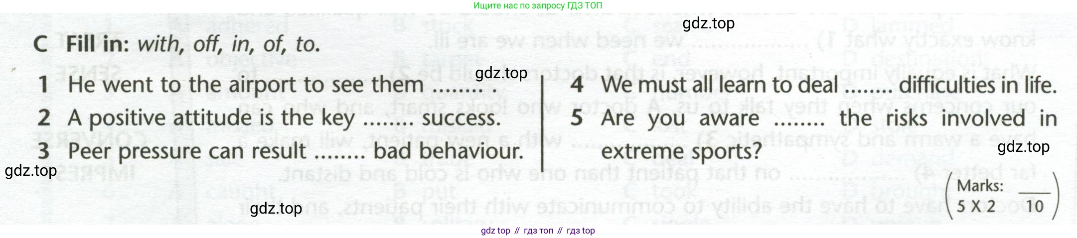 ГДЗ Английский язык (english), 11 класс контрольные задания (test booklet), авторы: Баранова Ксения Михайловна (Baranova Ksenia), Дули Дженни (Dooley Jenny), Копылова Виктория Викторовна (Kopylova Victoria), Мильруд Радислав Петрович (Millrood Radislav), Эванс Вирджиния (Evans Virginia), издательство Просвещение, Москва, 2019, серого цвета, страница 5, Условие