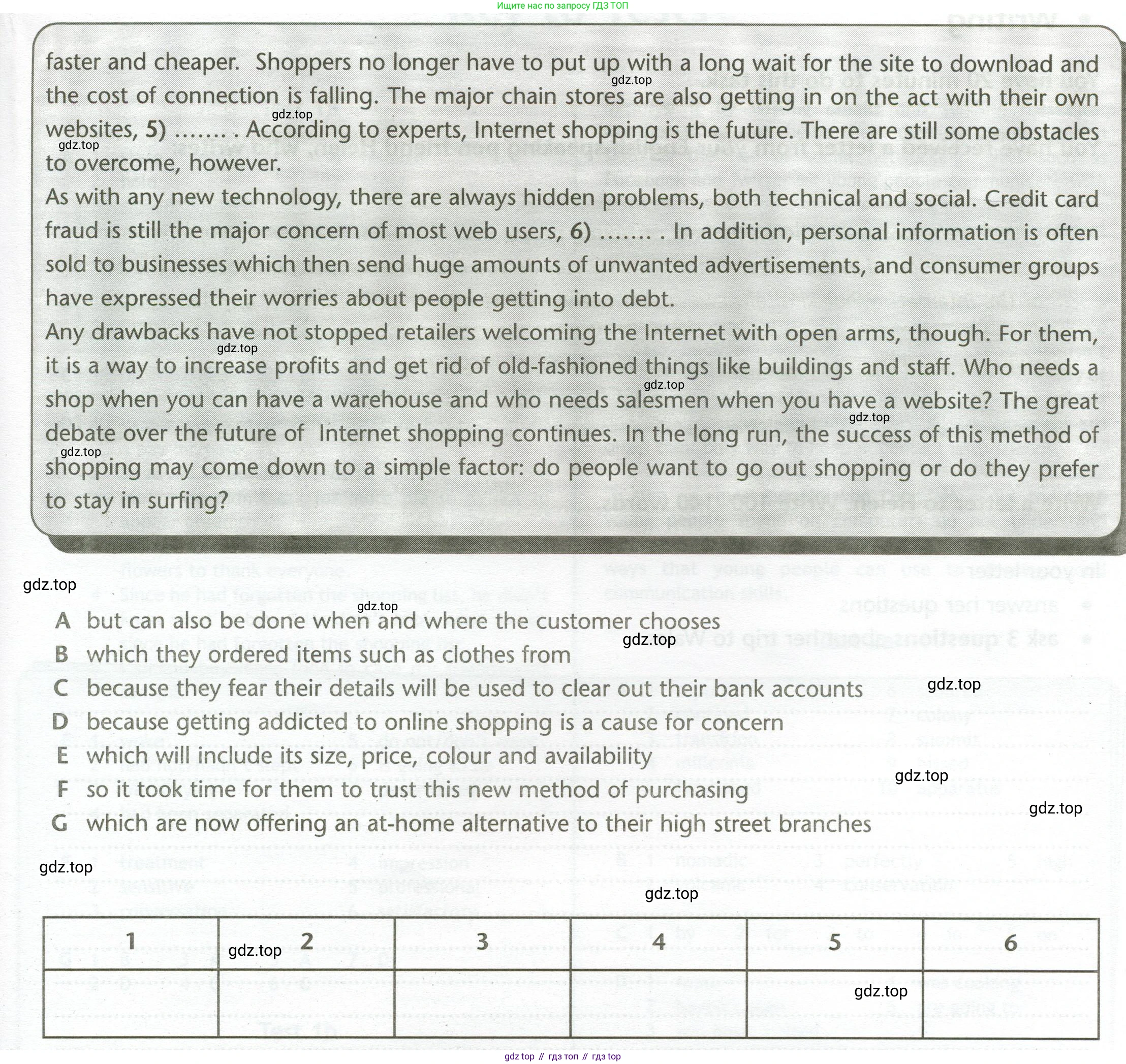 ГДЗ Английский язык (english), 11 класс контрольные задания (test booklet), авторы: Баранова Ксения Михайловна (Baranova Ksenia), Дули Дженни (Dooley Jenny), Копылова Виктория Викторовна (Kopylova Victoria), Мильруд Радислав Петрович (Millrood Radislav), Эванс Вирджиния (Evans Virginia), издательство Просвещение, Москва, 2019, серого цвета, страница 32, Условие (продолжение 2)