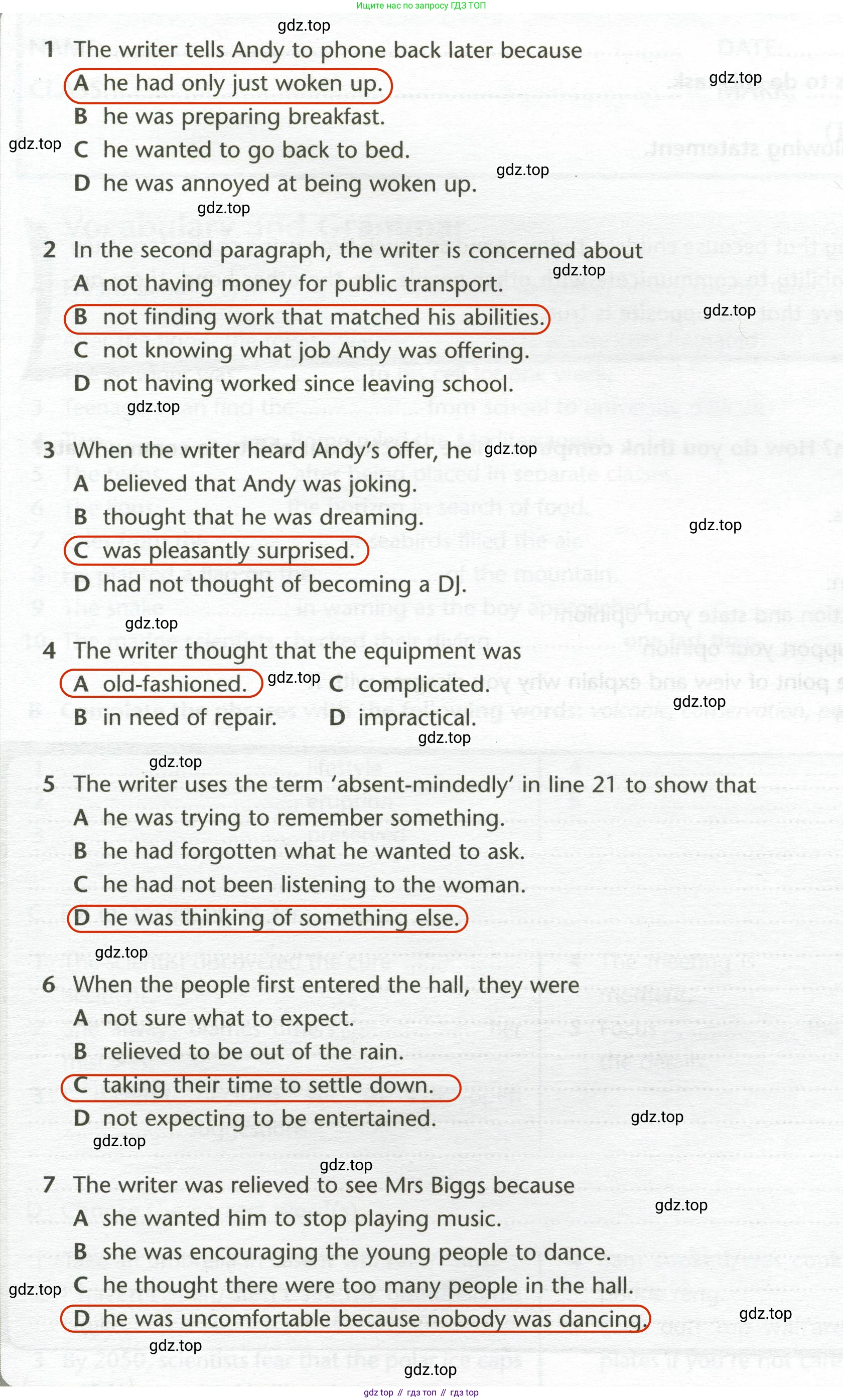 ГДЗ Английский язык (english), 11 класс контрольные задания (test booklet), авторы: Баранова Ксения Михайловна (Baranova Ksenia), Дули Дженни (Dooley Jenny), Копылова Виктория Викторовна (Kopylova Victoria), Мильруд Радислав Петрович (Millrood Radislav), Эванс Вирджиния (Evans Virginia), издательство Просвещение, Москва, 2019, серого цвета, страница 8, Решение 2
