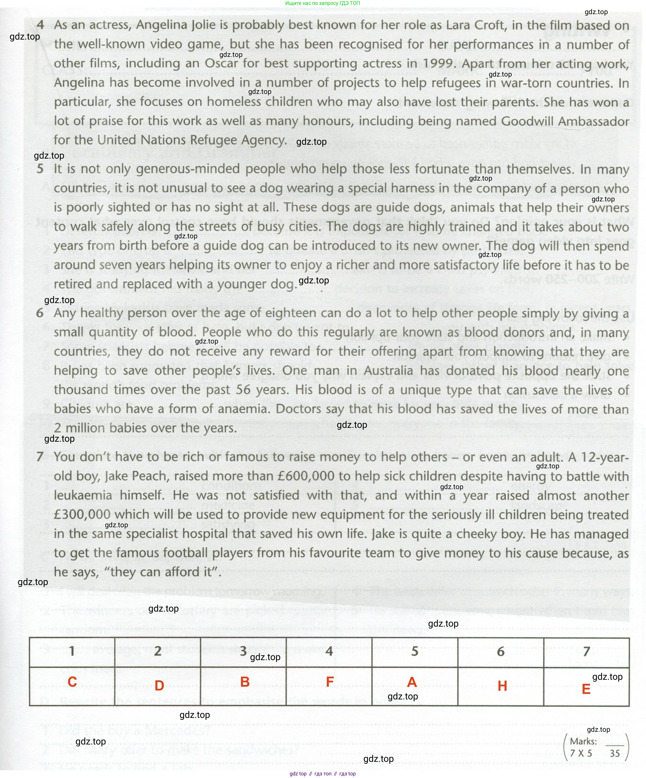 ГДЗ Английский язык (english), 11 класс контрольные задания (test booklet), авторы: Баранова Ксения Михайловна (Baranova Ksenia), Дули Дженни (Dooley Jenny), Копылова Виктория Викторовна (Kopylova Victoria), Мильруд Радислав Петрович (Millrood Radislav), Эванс Вирджиния (Evans Virginia), издательство Просвещение, Москва, 2019, серого цвета, страница 20, Решение 2