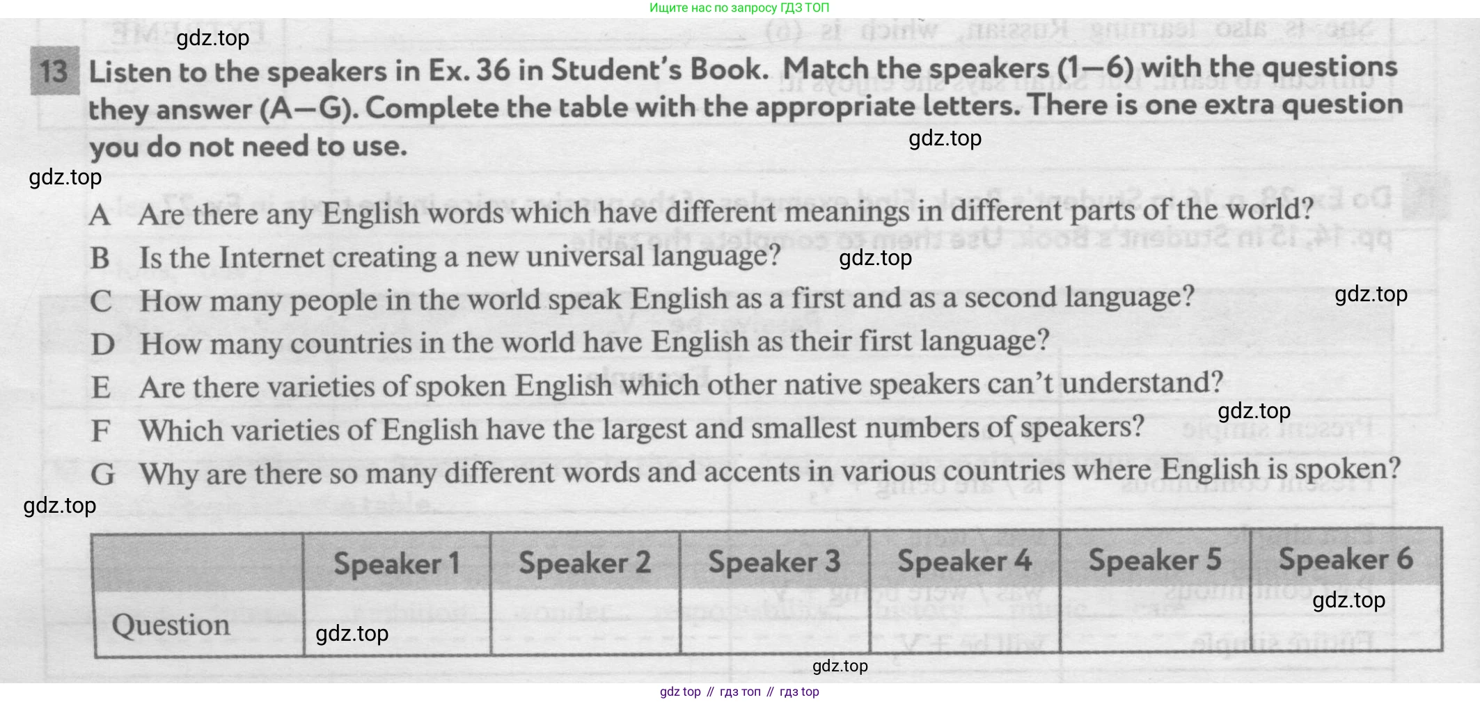 Английский язык (english), 11 класс рабочая тетрадь с контрольными работами (workbook + tests), авторы: Биболетова Мерем Забатовна, Бабушис Елена Евгеньевна, Снежко Надежда Дмитриевна, издательство Просвещение, Москва, 2017, жёлтого цвета, страница 8, номер 13, Условие