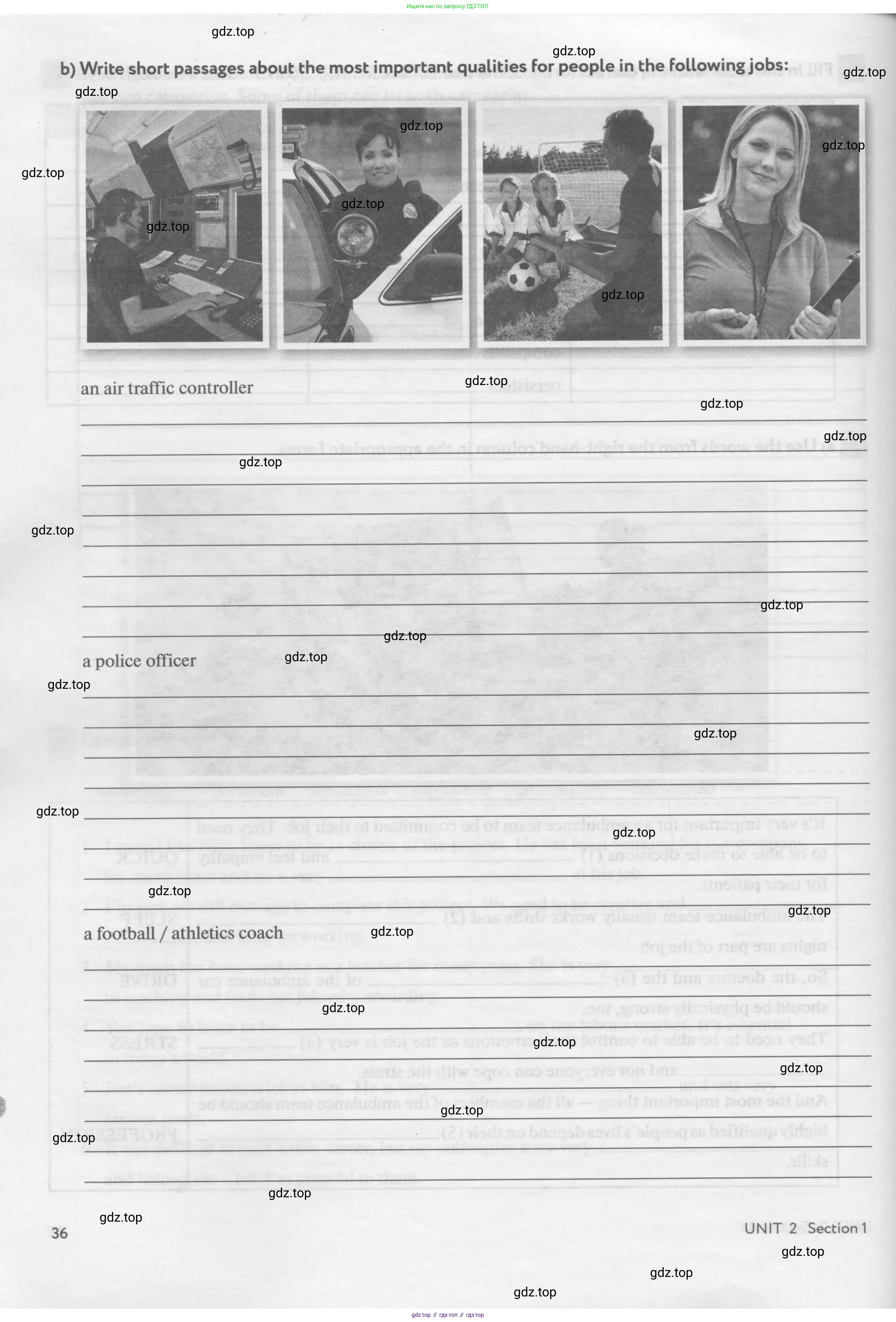 Английский язык (english), 11 класс рабочая тетрадь с контрольными работами (workbook + tests), авторы: Биболетова Мерем Забатовна, Бабушис Елена Евгеньевна, Снежко Надежда Дмитриевна, издательство Просвещение, Москва, 2017, жёлтого цвета, страница 36