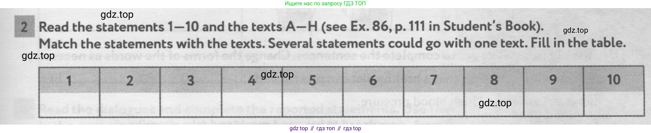Английский язык (english), 11 класс рабочая тетрадь с контрольными работами (workbook + tests), авторы: Биболетова Мерем Забатовна, Бабушис Елена Евгеньевна, Снежко Надежда Дмитриевна, издательство Просвещение, Москва, 2017, жёлтого цвета, страница 65, номер 2, Условие