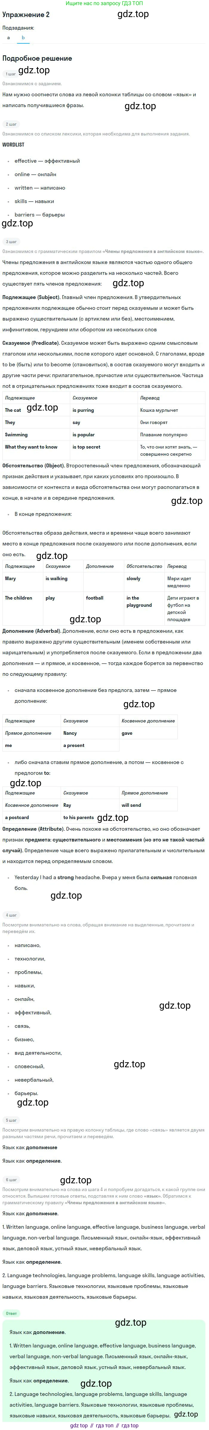 ГДЗ Английский язык (english), 11 класс рабочая тетрадь с контрольными работами (workbook + tests), авторы: Биболетова Мерем Забатовна, Бабушис Елена Евгеньевна, Снежко Надежда Дмитриевна, издательство Просвещение, Москва, 2017, жёлтого цвета, страница 3, номер 2, Решение (продолжение 2)
