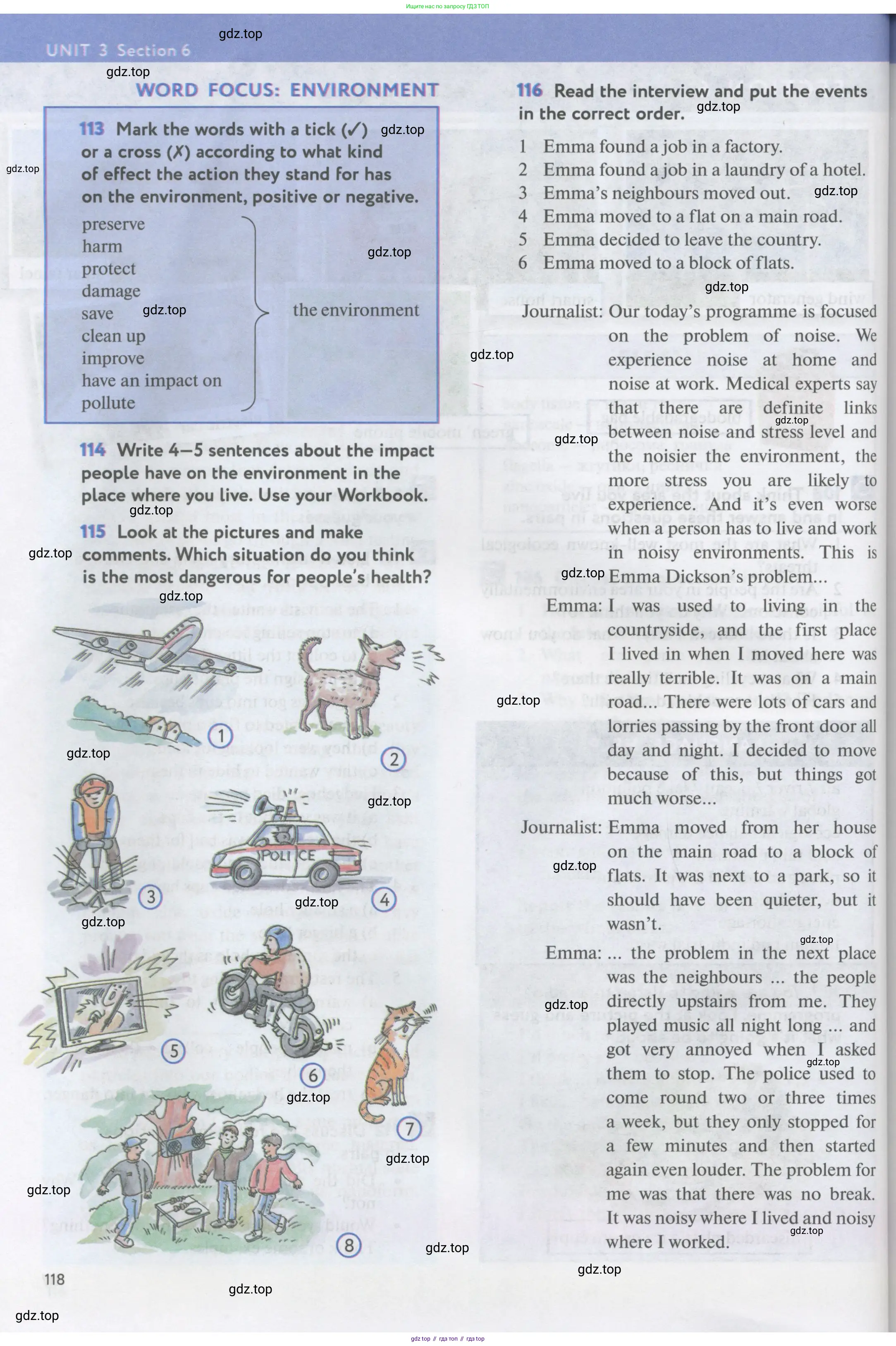 Английский язык (english), 11 класс Учебник (Student's book), авторы: Биболетова Мерем Забатовна, Бабушис Елена Евгеньевна, Снежко Надежда Дмитриевна, издательство Просвещение, Москва, 2017, жёлтого цвета, страница 118