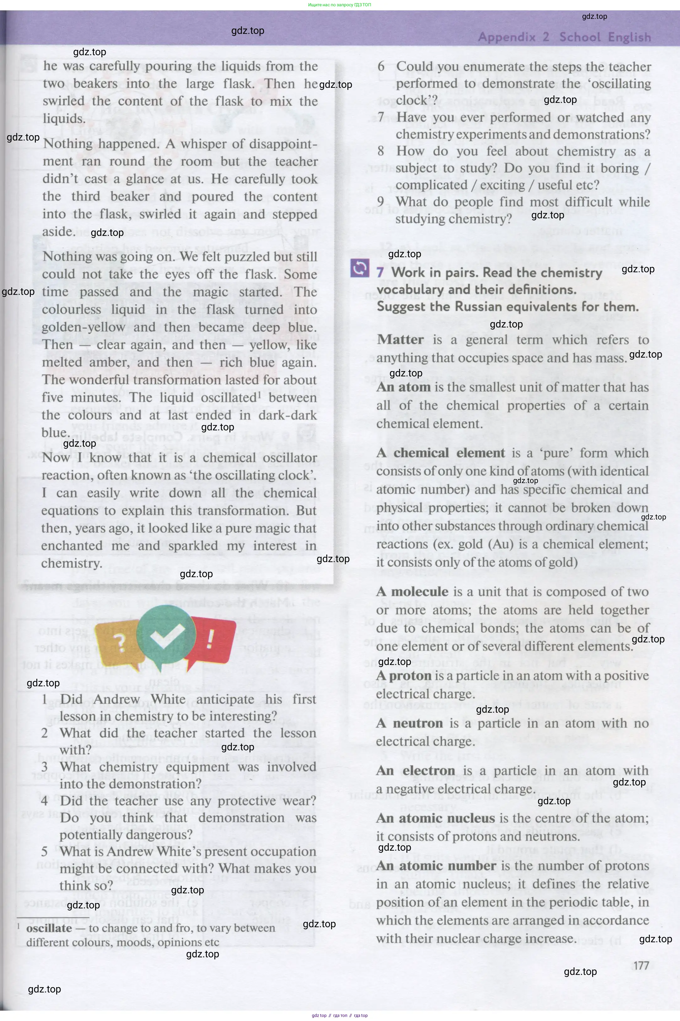Английский язык (english), 11 класс Учебник (Student's book), авторы: Биболетова Мерем Забатовна, Бабушис Елена Евгеньевна, Снежко Надежда Дмитриевна, издательство Просвещение, Москва, 2017, жёлтого цвета, страница 177