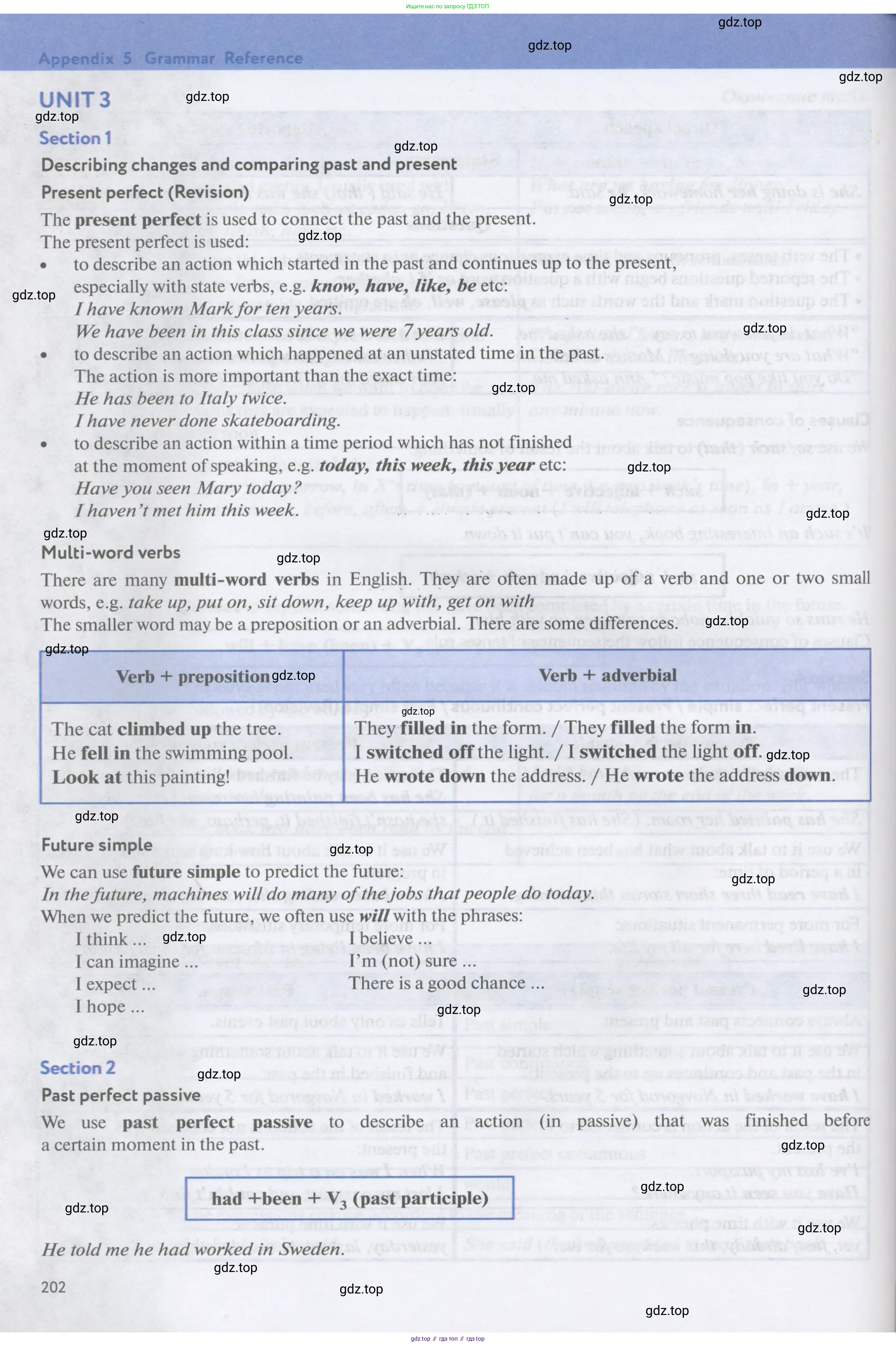 Английский язык (english), 11 класс Учебник (Student's book), авторы: Биболетова Мерем Забатовна, Бабушис Елена Евгеньевна, Снежко Надежда Дмитриевна, издательство Просвещение, Москва, 2017, жёлтого цвета, страница 202