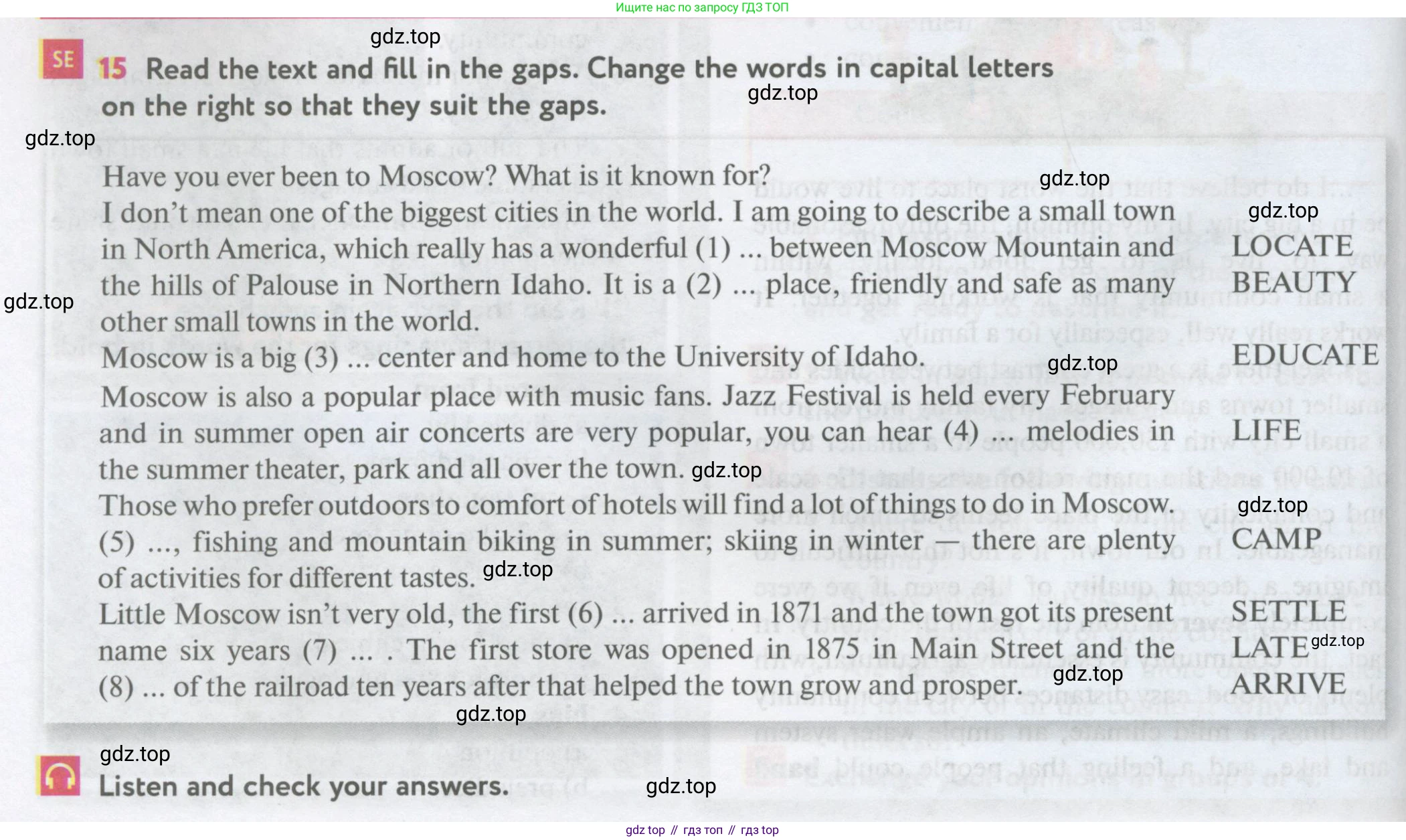 Английский язык (english), 11 класс Учебник (Student's book), авторы: Биболетова Мерем Забатовна, Бабушис Елена Евгеньевна, Снежко Надежда Дмитриевна, издательство Просвещение, Москва, 2017, жёлтого цвета, страница 132, номер 15, Условие