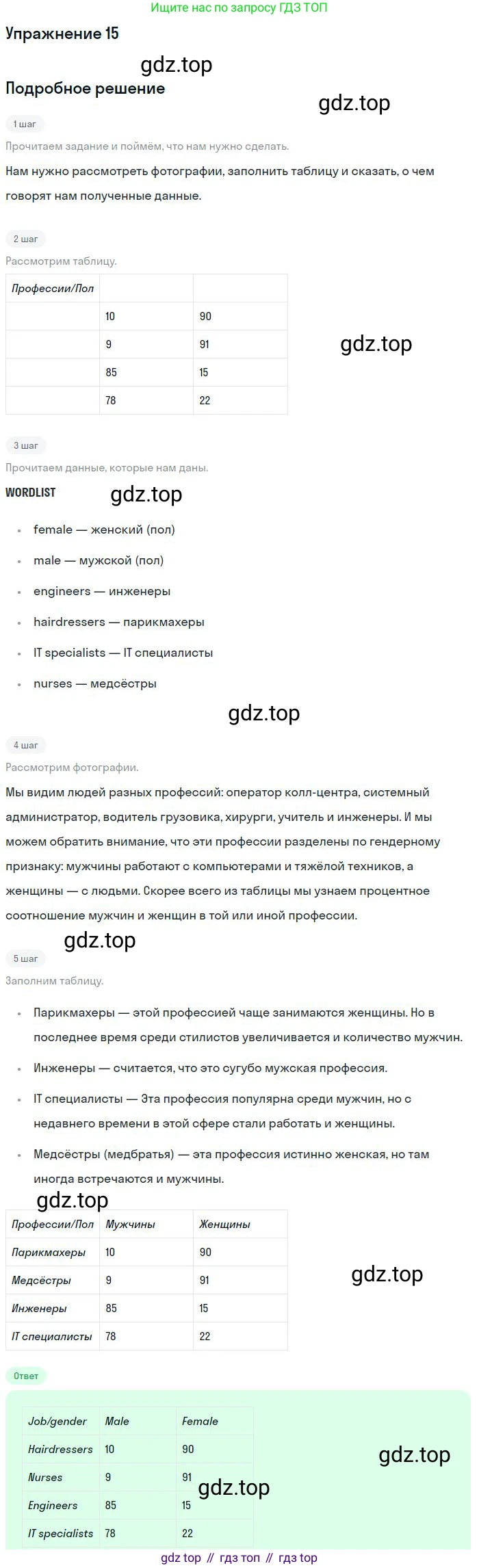 Английский язык (english), 11 класс Учебник (Student's book), авторы: Биболетова Мерем Забатовна, Бабушис Елена Евгеньевна, Снежко Надежда Дмитриевна, издательство Просвещение, Москва, 2017, жёлтого цвета, страница 52, номер 15, Решение