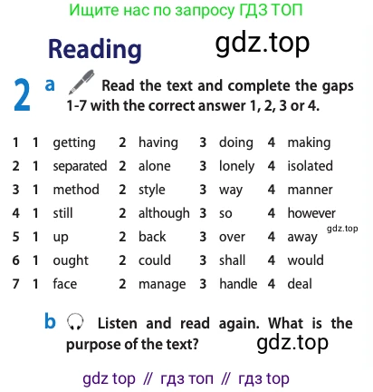 ГДЗ Английский язык (english), 11 класс Учебник (Student's book), авторы: Афанасьева Ольга Васильевна (Afanasyeva Olga), Дули Дженни (Dooley Jenny), Михеева Ирина Владимировна (Mikheeva Irina), Оби Боб (Obee Bob), Эванс Вирджиния (Evans Virginia), издательство Просвещение, Москва, 2019, страница 28, номер 2, Условие