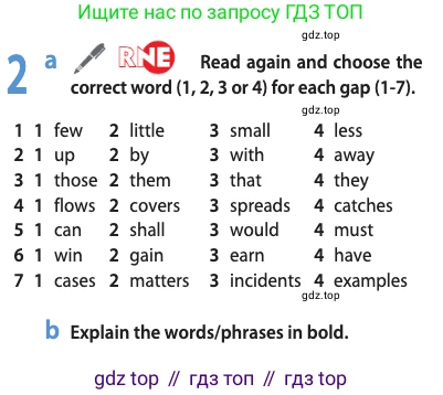 ГДЗ Английский язык (english), 11 класс Учебник (Student's book), авторы: Афанасьева Ольга Васильевна (Afanasyeva Olga), Дули Дженни (Dooley Jenny), Михеева Ирина Владимировна (Mikheeva Irina), Оби Боб (Obee Bob), Эванс Вирджиния (Evans Virginia), издательство Просвещение, Москва, 2019, страница 96, номер 2, Условие