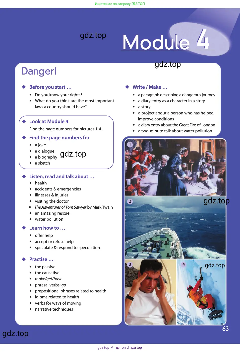 Английский язык (english), 11 класс Учебник (Student's book), авторы: Афанасьева Ольга Васильевна (Afanasyeva Olga), Дули Дженни (Dooley Jenny), Михеева Ирина Владимировна (Mikheeva Irina), Оби Боб (Obee Bob), Эванс Вирджиния (Evans Virginia), издательство Просвещение, Москва, 2019, страница 63
