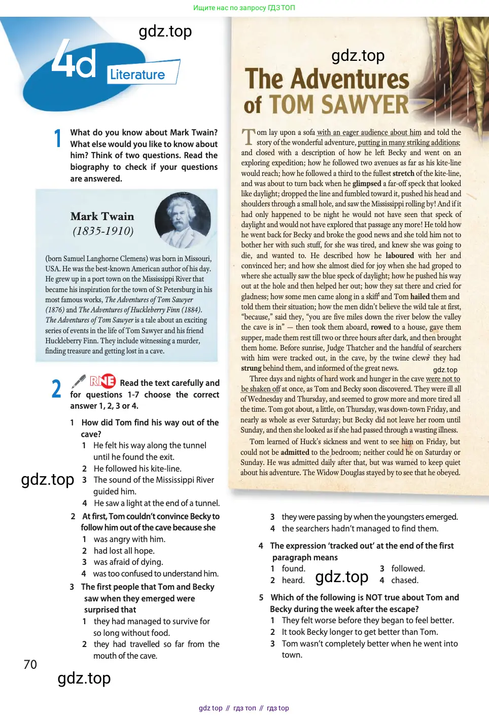 Английский язык (english), 11 класс Учебник (Student's book), авторы: Афанасьева Ольга Васильевна (Afanasyeva Olga), Дули Дженни (Dooley Jenny), Михеева Ирина Владимировна (Mikheeva Irina), Оби Боб (Obee Bob), Эванс Вирджиния (Evans Virginia), издательство Просвещение, Москва, 2019, страница 70