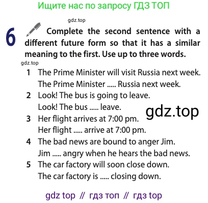 ГДЗ Английский язык (english), 11 класс Учебник (Student's book), авторы: Афанасьева Ольга Васильевна (Afanasyeva Olga), Дули Дженни (Dooley Jenny), Михеева Ирина Владимировна (Mikheeva Irina), Оби Боб (Obee Bob), Эванс Вирджиния (Evans Virginia), издательство Просвещение, Москва, 2019, страница 177, номер 6, Условие