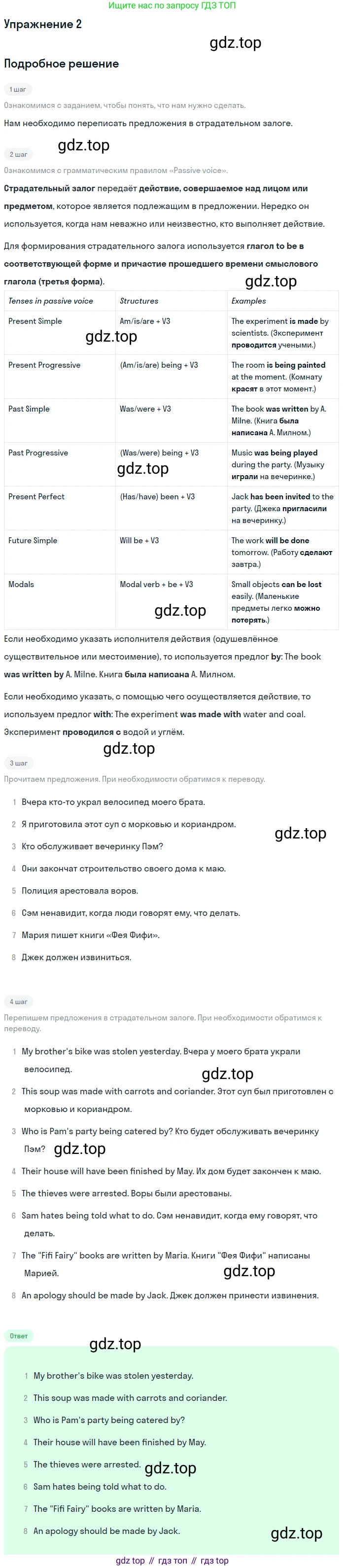 ГДЗ Английский язык (english), 11 класс Учебник (Student's book), авторы: Афанасьева Ольга Васильевна (Afanasyeva Olga), Дули Дженни (Dooley Jenny), Михеева Ирина Владимировна (Mikheeva Irina), Оби Боб (Obee Bob), Эванс Вирджиния (Evans Virginia), издательство Просвещение, Москва, 2019, страница 68, номер 2, Решение 2
