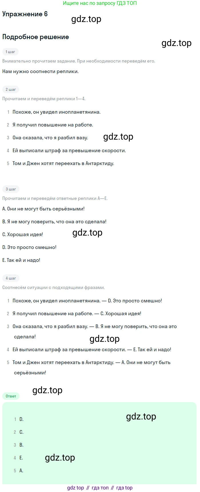 ГДЗ Английский язык (english), 11 класс Учебник (Student's book), авторы: Афанасьева Ольга Васильевна (Afanasyeva Olga), Дули Дженни (Dooley Jenny), Михеева Ирина Владимировна (Mikheeva Irina), Оби Боб (Obee Bob), Эванс Вирджиния (Evans Virginia), издательство Просвещение, Москва, 2019, страница 118, номер 6, Решение 2