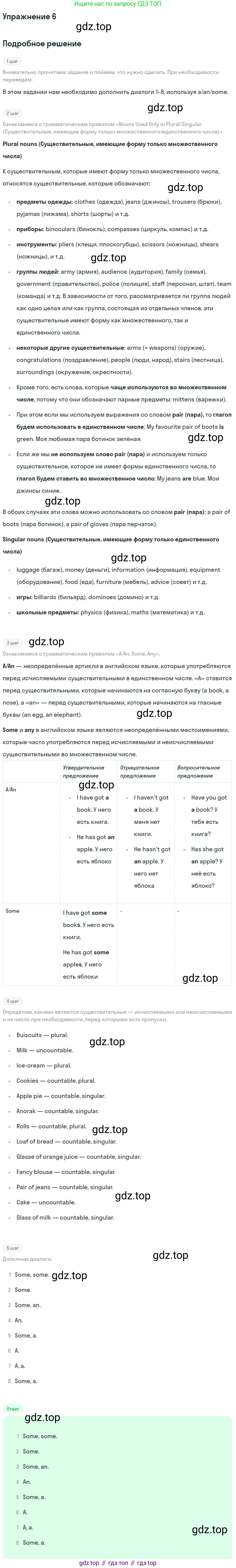 ГДЗ Английский язык (english), 11 класс Учебник (Student's book), авторы: Афанасьева Ольга Васильевна (Afanasyeva Olga), Дули Дженни (Dooley Jenny), Михеева Ирина Владимировна (Mikheeva Irina), Оби Боб (Obee Bob), Эванс Вирджиния (Evans Virginia), издательство Просвещение, Москва, 2019, страница 191, номер 6, Решение 2