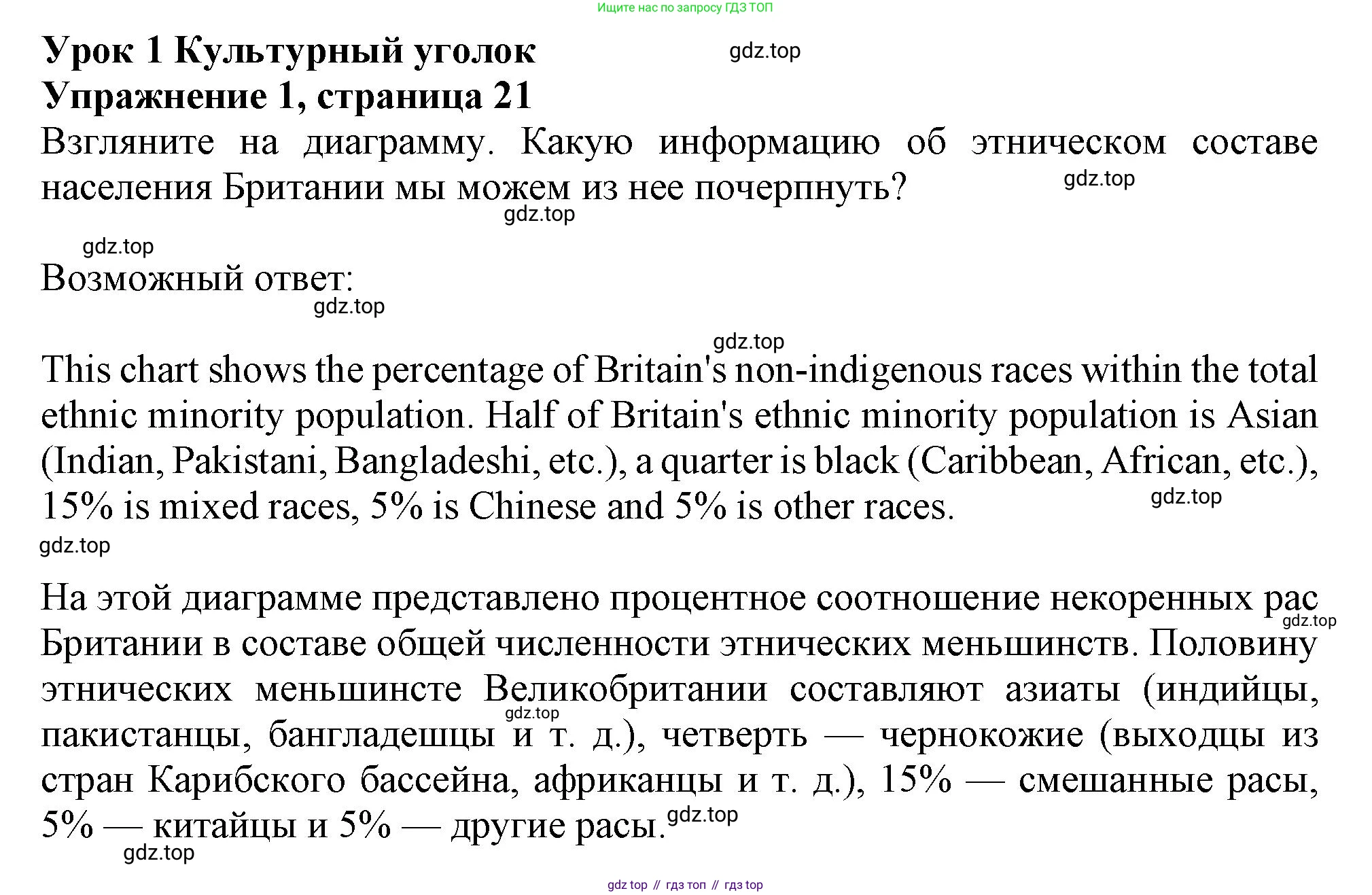 ГДЗ Английский язык (english), 11 класс Учебник (Student's book), авторы: Афанасьева Ольга Васильевна (Afanasyeva Olga), Дули Дженни (Dooley Jenny), Михеева Ирина Владимировна (Mikheeva Irina), Оби Боб (Obee Bob), Эванс Вирджиния (Evans Virginia), издательство Просвещение, Москва, 2019, страница 21, номер 1, Решение 1