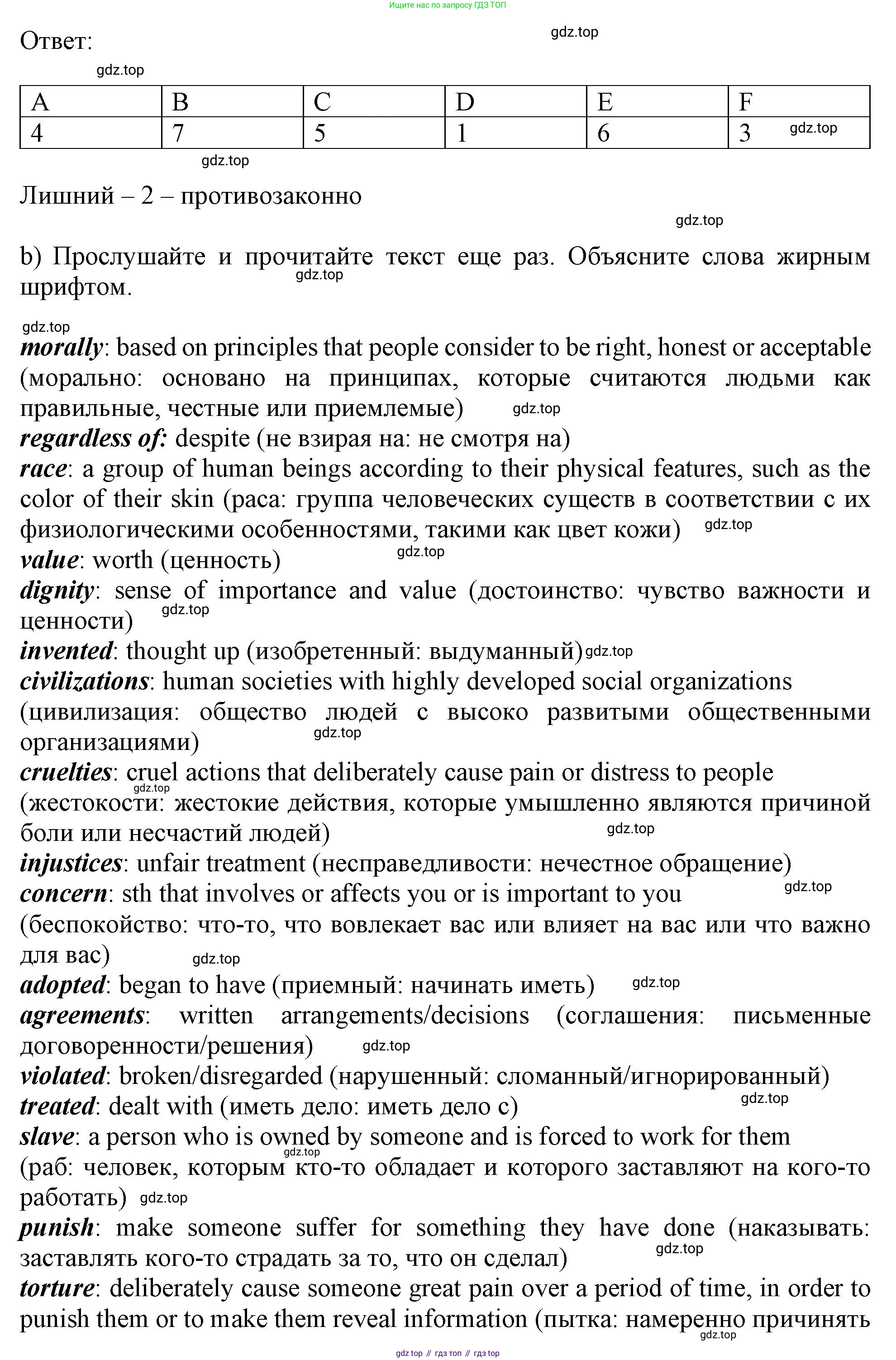 ГДЗ Английский язык (english), 11 класс Учебник (Student's book), авторы: Афанасьева Ольга Васильевна (Afanasyeva Olga), Дули Дженни (Dooley Jenny), Михеева Ирина Владимировна (Mikheeva Irina), Оби Боб (Obee Bob), Эванс Вирджиния (Evans Virginia), издательство Просвещение, Москва, 2019, страница 58, номер 2, Решение 1 (продолжение 3)
