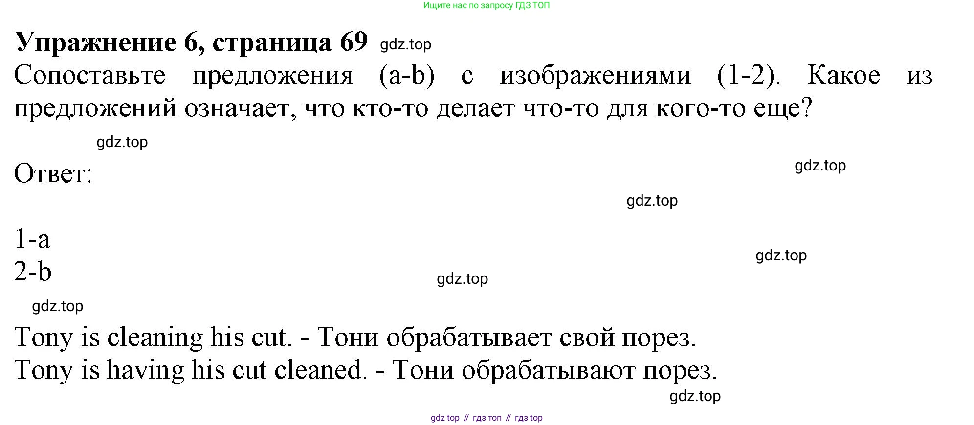 ГДЗ Английский язык (english), 11 класс Учебник (Student's book), авторы: Афанасьева Ольга Васильевна (Afanasyeva Olga), Дули Дженни (Dooley Jenny), Михеева Ирина Владимировна (Mikheeva Irina), Оби Боб (Obee Bob), Эванс Вирджиния (Evans Virginia), издательство Просвещение, Москва, 2019, страница 69, номер 6, Решение 1