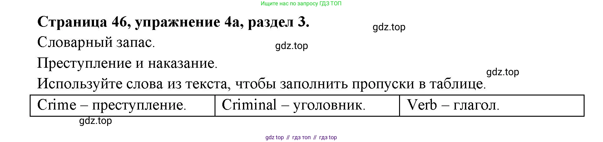 ГДЗ Английский язык (english), 11 класс Учебник (Student's book), авторы: Афанасьева Ольга Васильевна (Afanasyeva Olga), Дули Дженни (Dooley Jenny), Михеева Ирина Владимировна (Mikheeva Irina), Оби Боб (Obee Bob), Эванс Вирджиния (Evans Virginia), издательство Просвещение, Москва, 2019, страница 46, номер 4, Решение 3