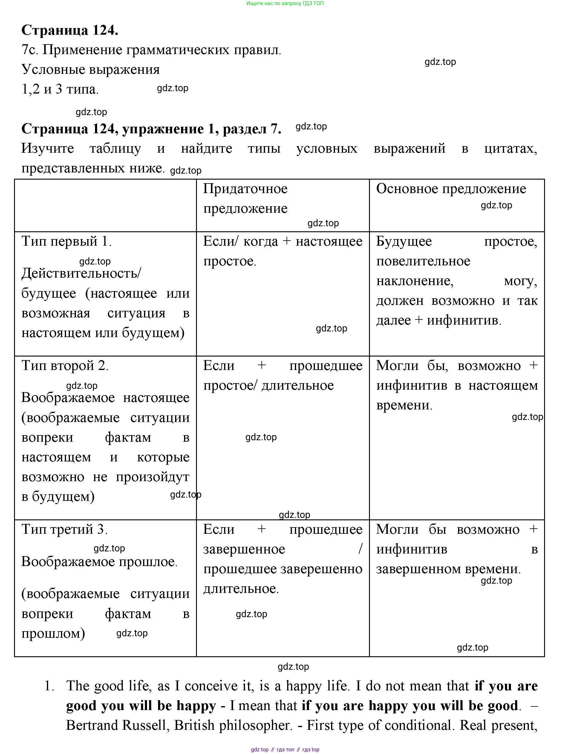 ГДЗ Английский язык (english), 11 класс Учебник (Student's book), авторы: Афанасьева Ольга Васильевна (Afanasyeva Olga), Дули Дженни (Dooley Jenny), Михеева Ирина Владимировна (Mikheeva Irina), Оби Боб (Obee Bob), Эванс Вирджиния (Evans Virginia), издательство Просвещение, Москва, 2019, страница 124, номер 1, Решение 3