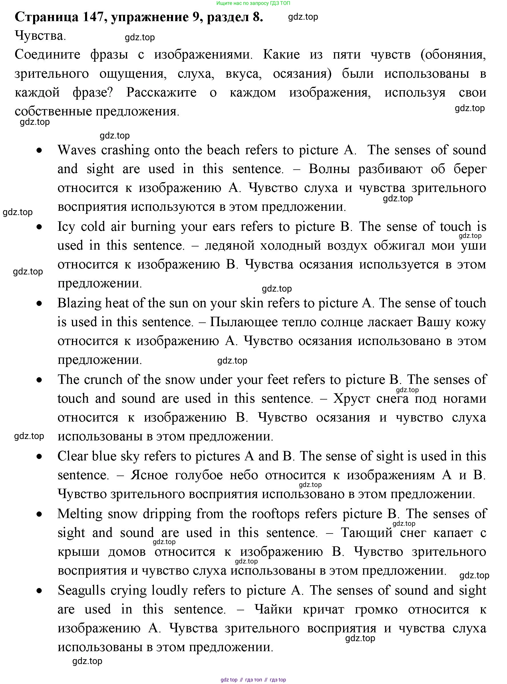 ГДЗ Английский язык (english), 11 класс Учебник (Student's book), авторы: Афанасьева Ольга Васильевна (Afanasyeva Olga), Дули Дженни (Dooley Jenny), Михеева Ирина Владимировна (Mikheeva Irina), Оби Боб (Obee Bob), Эванс Вирджиния (Evans Virginia), издательство Просвещение, Москва, 2019, страница 147, номер 9, Решение 3