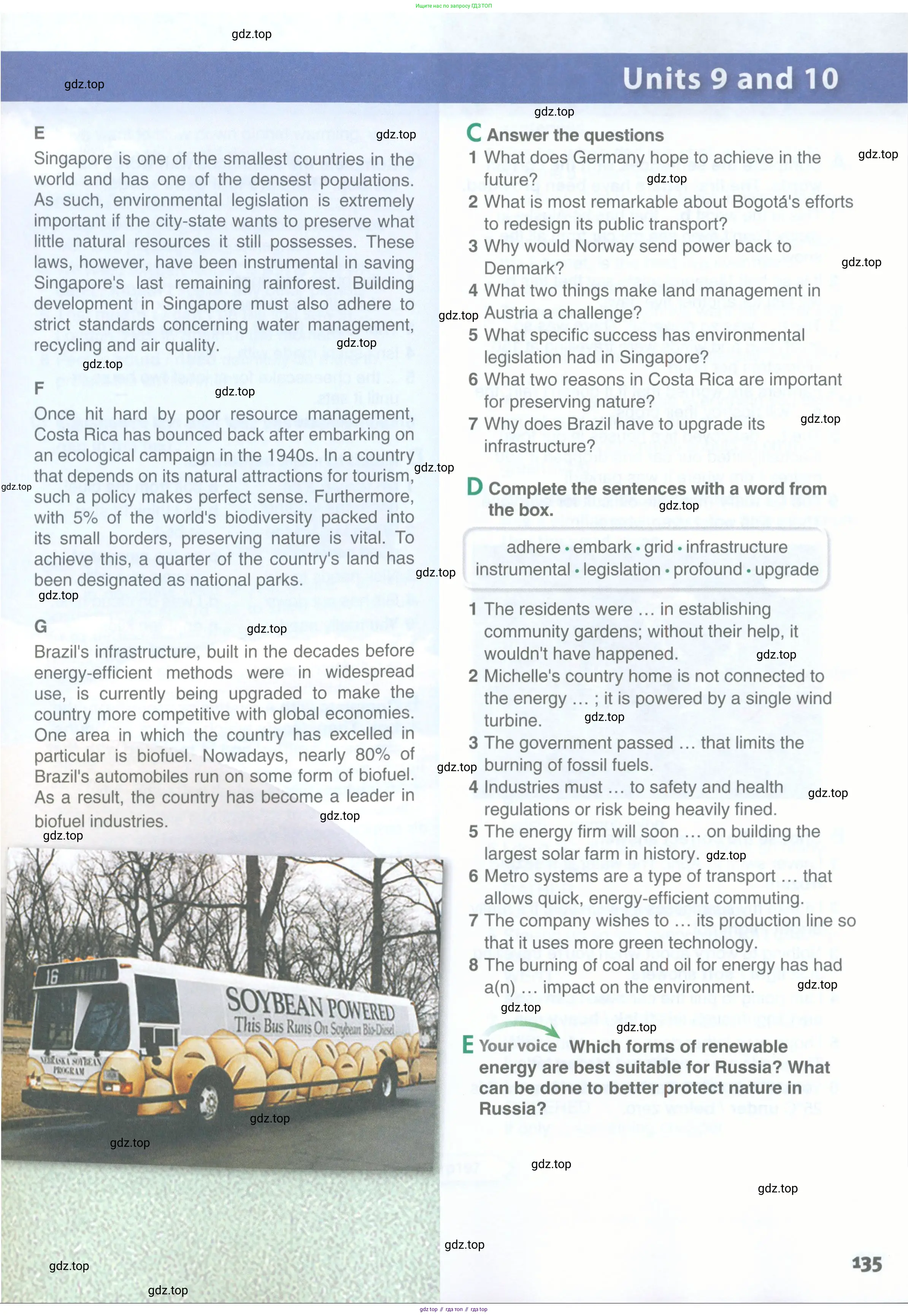 Английский язык (english), 11 класс Учебник (Student's book), авторы: Комарова Юлия Александровна, Ларионова Ирина Владимировна, Араванис Розмари, Кокрейн Стюарт, издательство Русское слово, Москва, 2020, страница 135