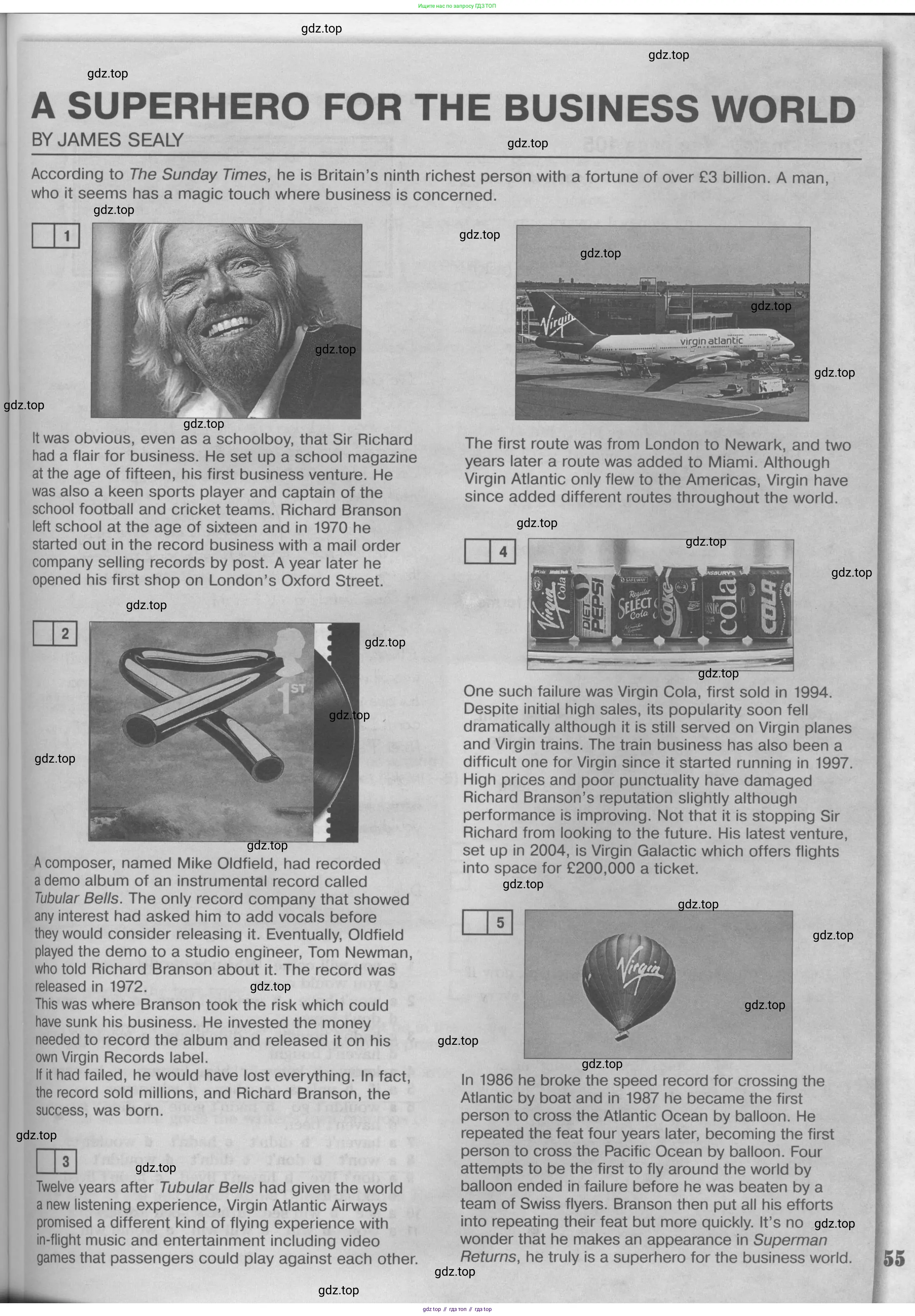 Английский язык (english), 11 класс Рабочая тетрадь (workbook), авторы: Вербицкая Мария Валерьевна (Verbitskaya Maria), Фрикер Род (Fricker Rod), Миндрул Ольга Сергеевна (Mindrul Olga), издательство Просвещение, Москва, 2016, страница 55