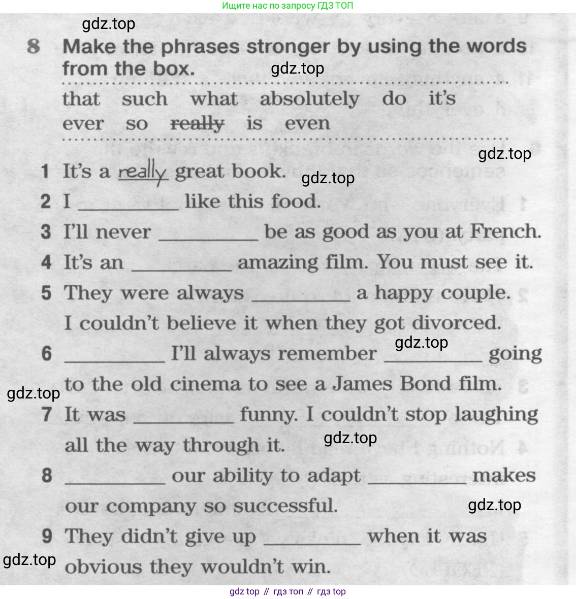 Английский язык (english), 11 класс Рабочая тетрадь (workbook), авторы: Вербицкая Мария Валерьевна (Verbitskaya Maria), Фрикер Род (Fricker Rod), Миндрул Ольга Сергеевна (Mindrul Olga), издательство Просвещение, Москва, 2016, страница 78, номер 8, Условие