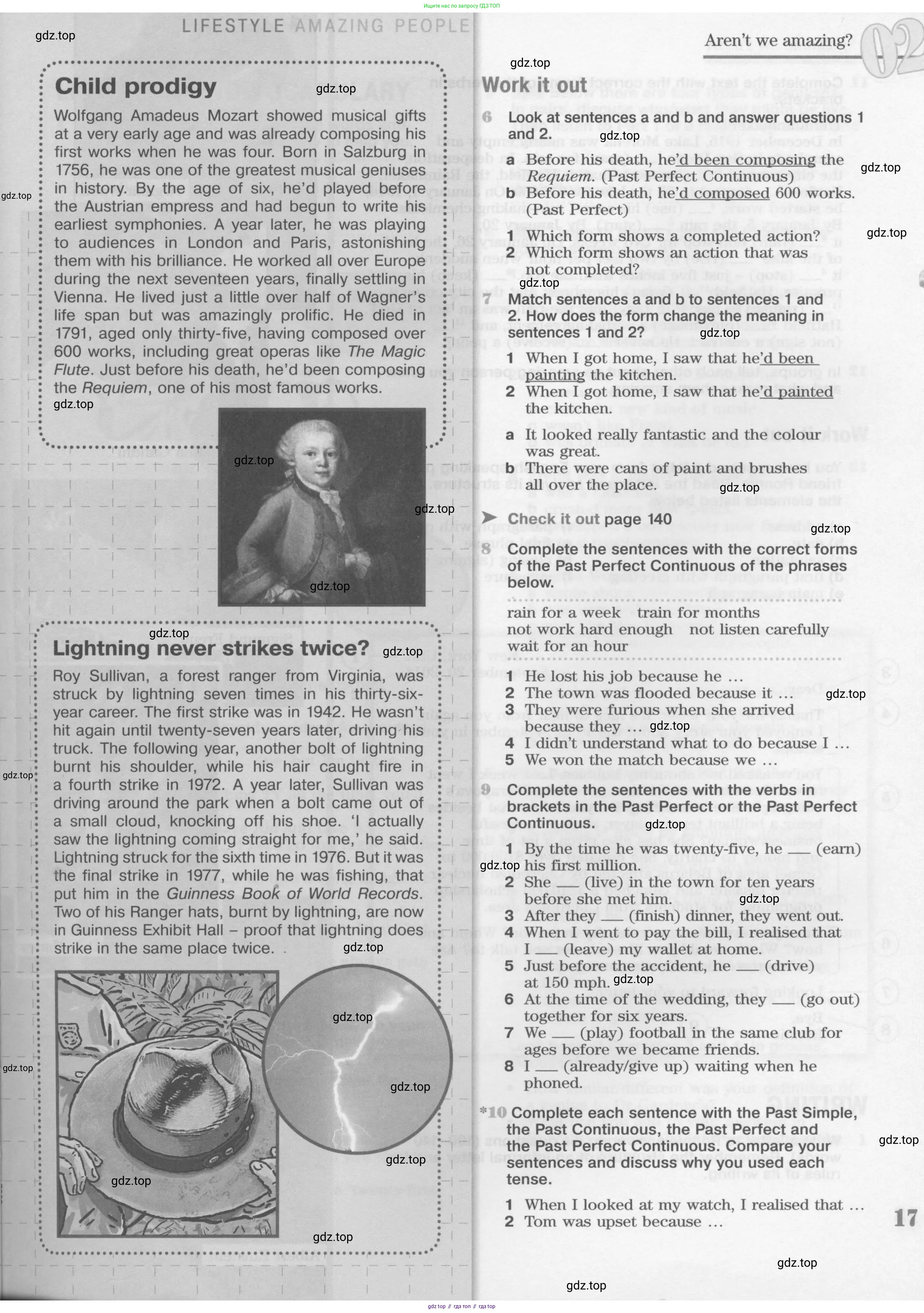 Английский язык (english), 11 класс Учебник (Student's book), авторы: Вербицкая Мария Валерьевна (Verbitskaya Maria), Каминс Карр Джейн (Comyns Carr Jane), Парсонс Дженнифер (Parsons Jennifer), Миндрул Ольга Сергеевна (Mindrul Olga), издательство Просвещение, Москва, 2015, голубого цвета, страница 17