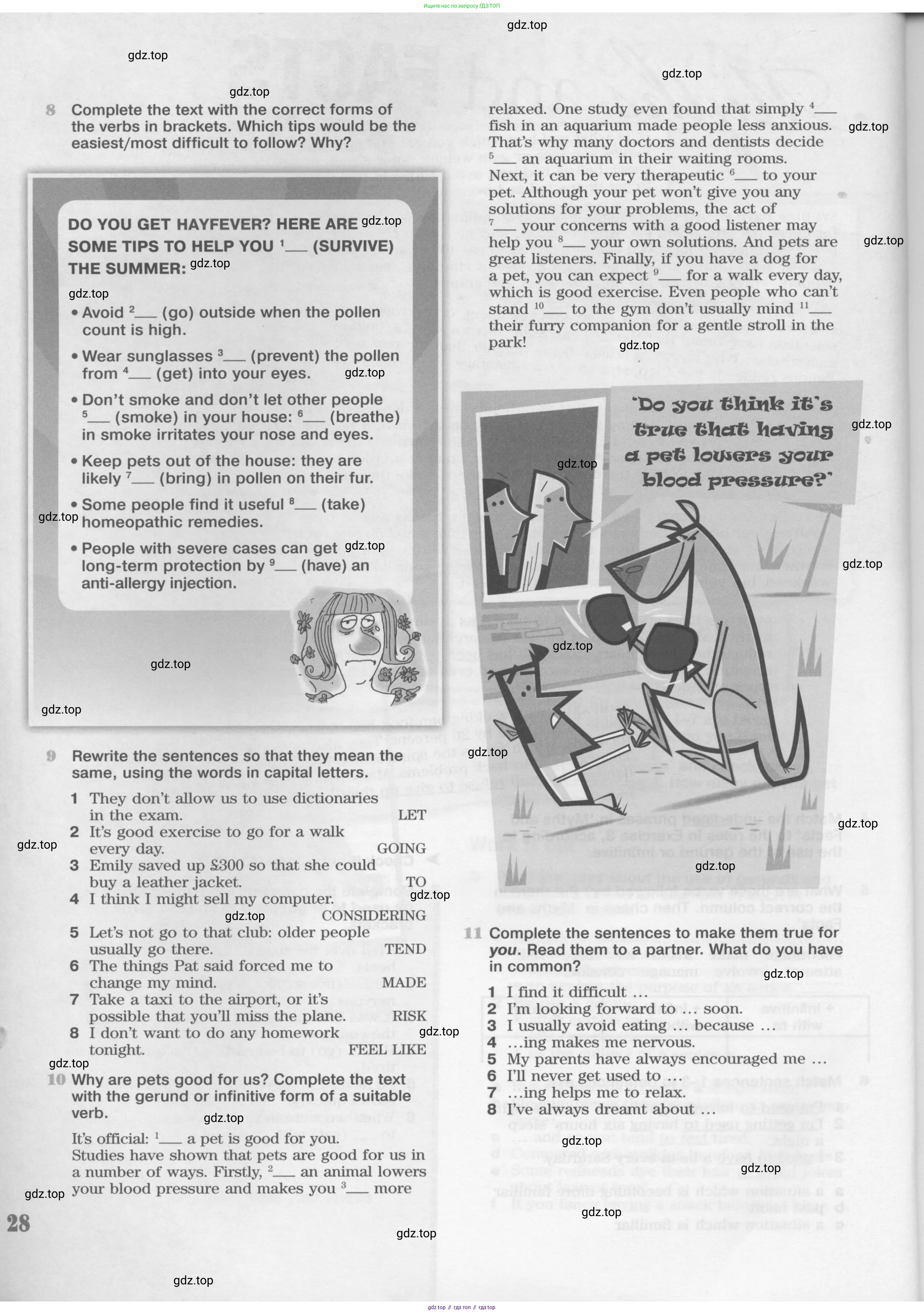 Английский язык (english), 11 класс Учебник (Student's book), авторы: Вербицкая Мария Валерьевна (Verbitskaya Maria), Каминс Карр Джейн (Comyns Carr Jane), Парсонс Дженнифер (Parsons Jennifer), Миндрул Ольга Сергеевна (Mindrul Olga), издательство Просвещение, Москва, 2015, голубого цвета, страница 28