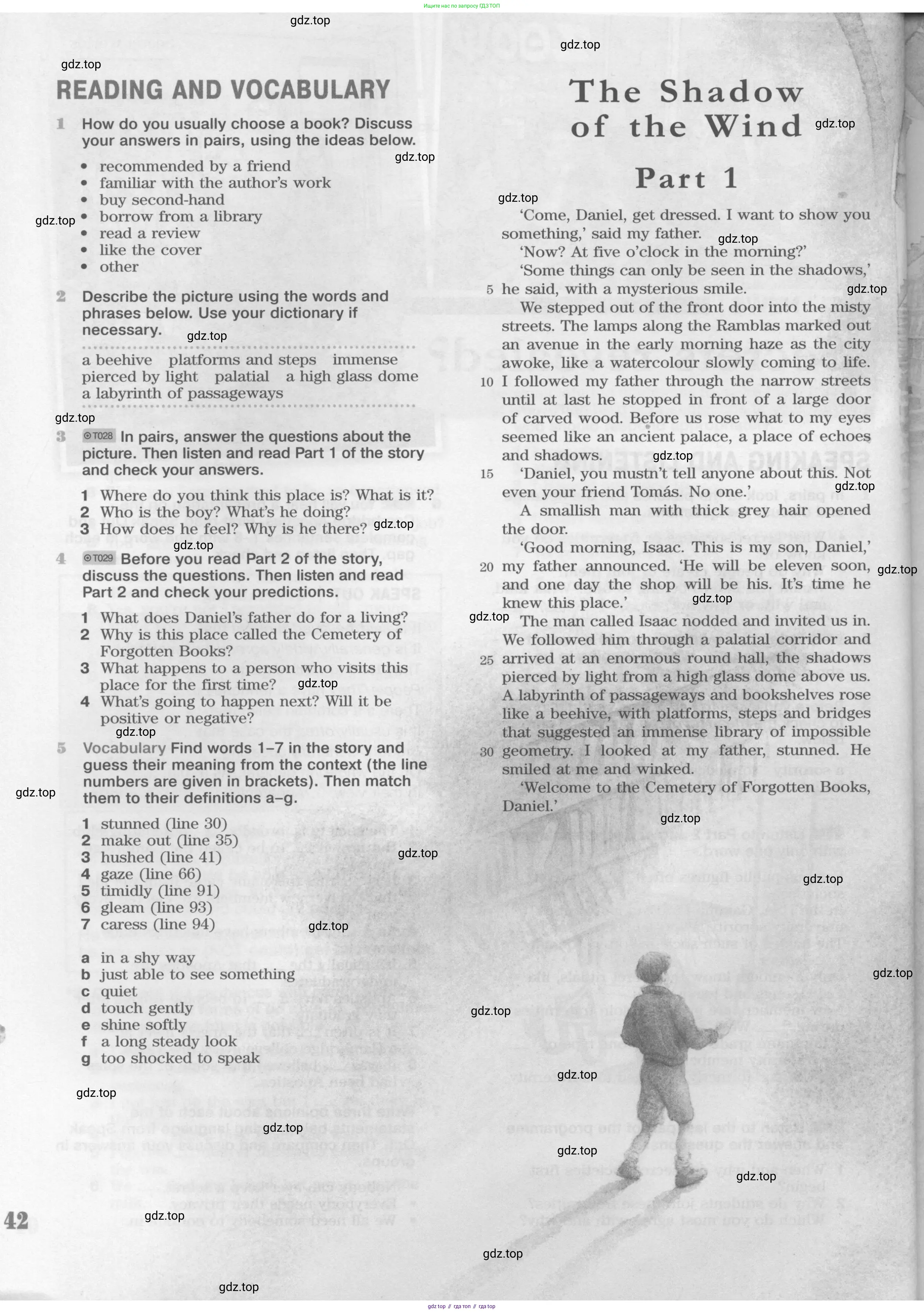 Английский язык (english), 11 класс Учебник (Student's book), авторы: Вербицкая Мария Валерьевна (Verbitskaya Maria), Каминс Карр Джейн (Comyns Carr Jane), Парсонс Дженнифер (Parsons Jennifer), Миндрул Ольга Сергеевна (Mindrul Olga), издательство Просвещение, Москва, 2015, голубого цвета, страница 42