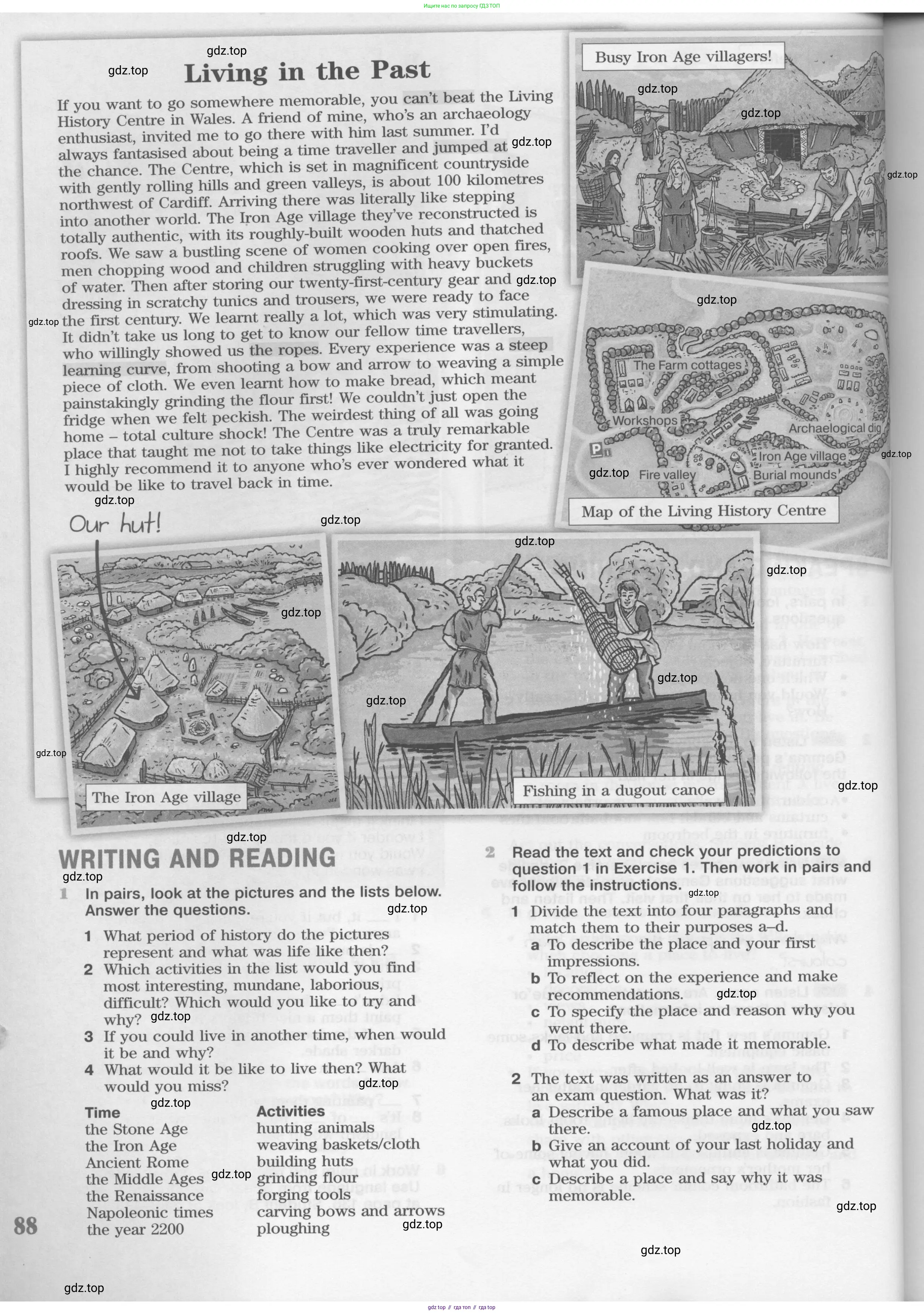 Английский язык (english), 11 класс Учебник (Student's book), авторы: Вербицкая Мария Валерьевна (Verbitskaya Maria), Каминс Карр Джейн (Comyns Carr Jane), Парсонс Дженнифер (Parsons Jennifer), Миндрул Ольга Сергеевна (Mindrul Olga), издательство Просвещение, Москва, 2015, голубого цвета, страница 88