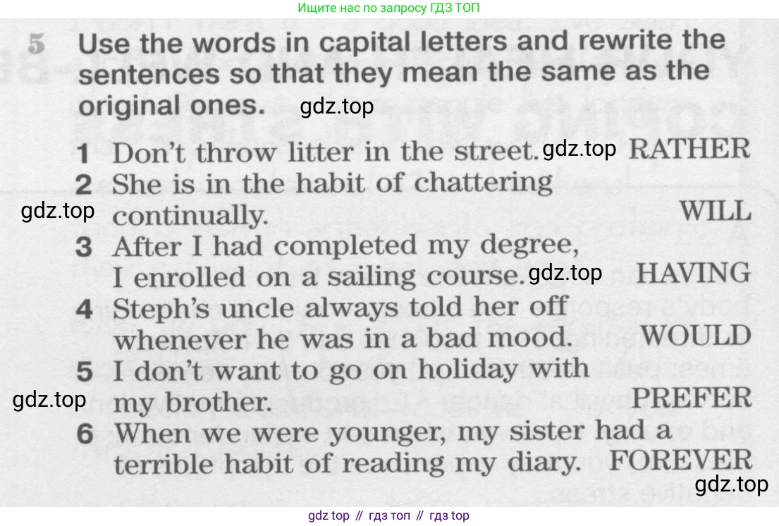 Английский язык (english), 11 класс Учебник (Student's book), авторы: Вербицкая Мария Валерьевна (Verbitskaya Maria), Каминс Карр Джейн (Comyns Carr Jane), Парсонс Дженнифер (Parsons Jennifer), Миндрул Ольга Сергеевна (Mindrul Olga), издательство Просвещение, Москва, 2015, голубого цвета, страница 36, номер 5, Условие