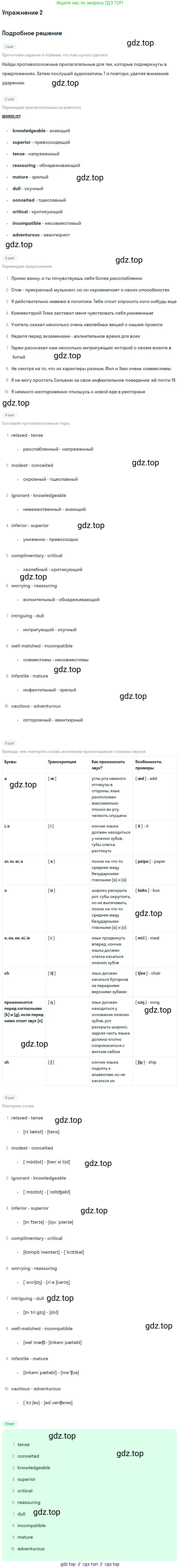 Английский язык (english), 11 класс Учебник (Student's book), авторы: Вербицкая Мария Валерьевна (Verbitskaya Maria), Каминс Карр Джейн (Comyns Carr Jane), Парсонс Дженнифер (Parsons Jennifer), Миндрул Ольга Сергеевна (Mindrul Olga), издательство Просвещение, Москва, 2015, голубого цвета, страница 12, номер 2, Решение